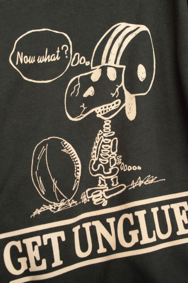 "Skull Dog (Football)" ラグラン七部袖Tee