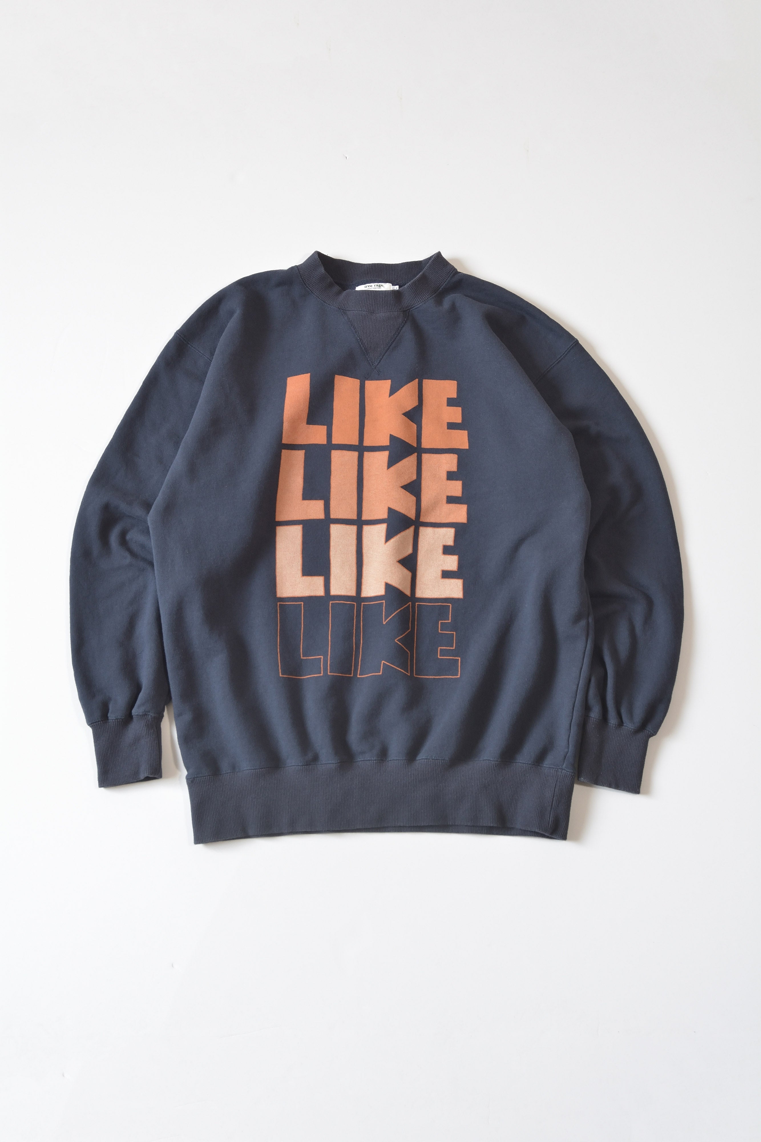 "LIKE" クラシッククルースウェット