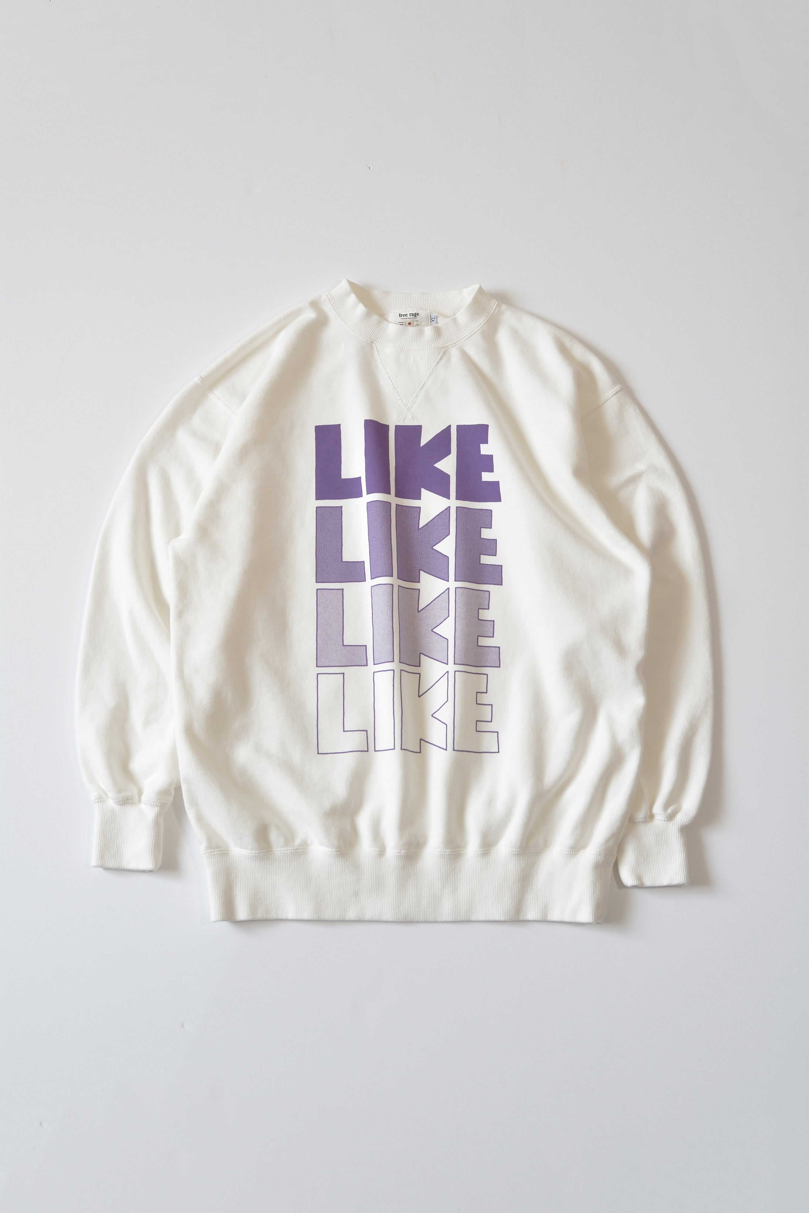 "LIKE" クラシッククルースウェット