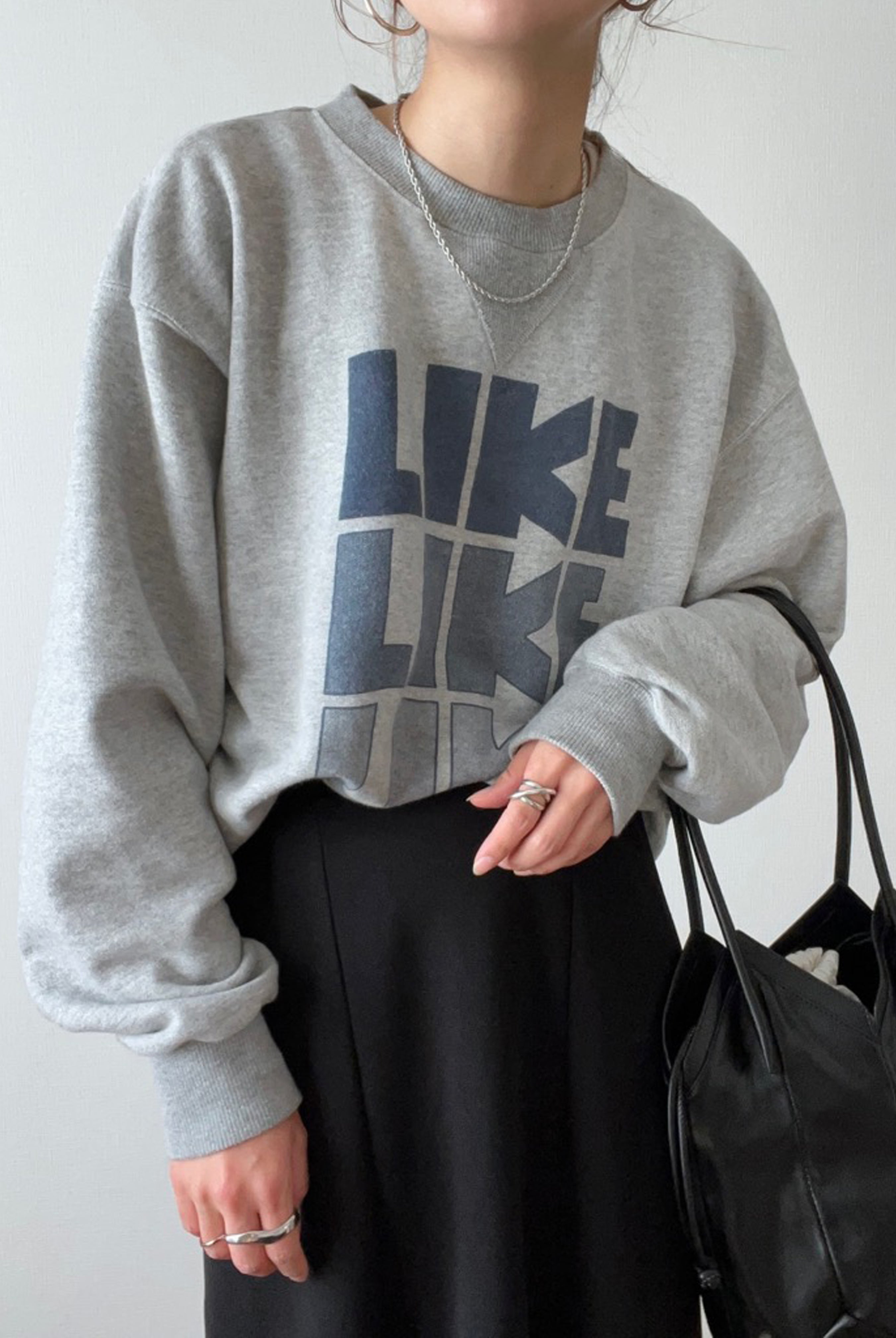 "LIKE" クラシッククルースウェット