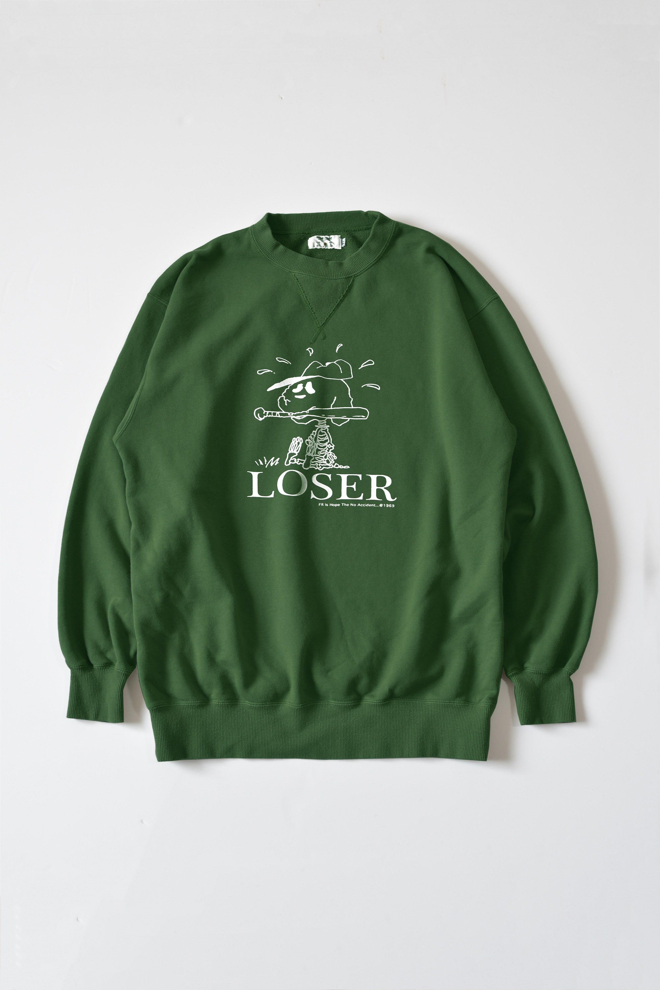 "SKULL LOSER" クラシッククルースウェット