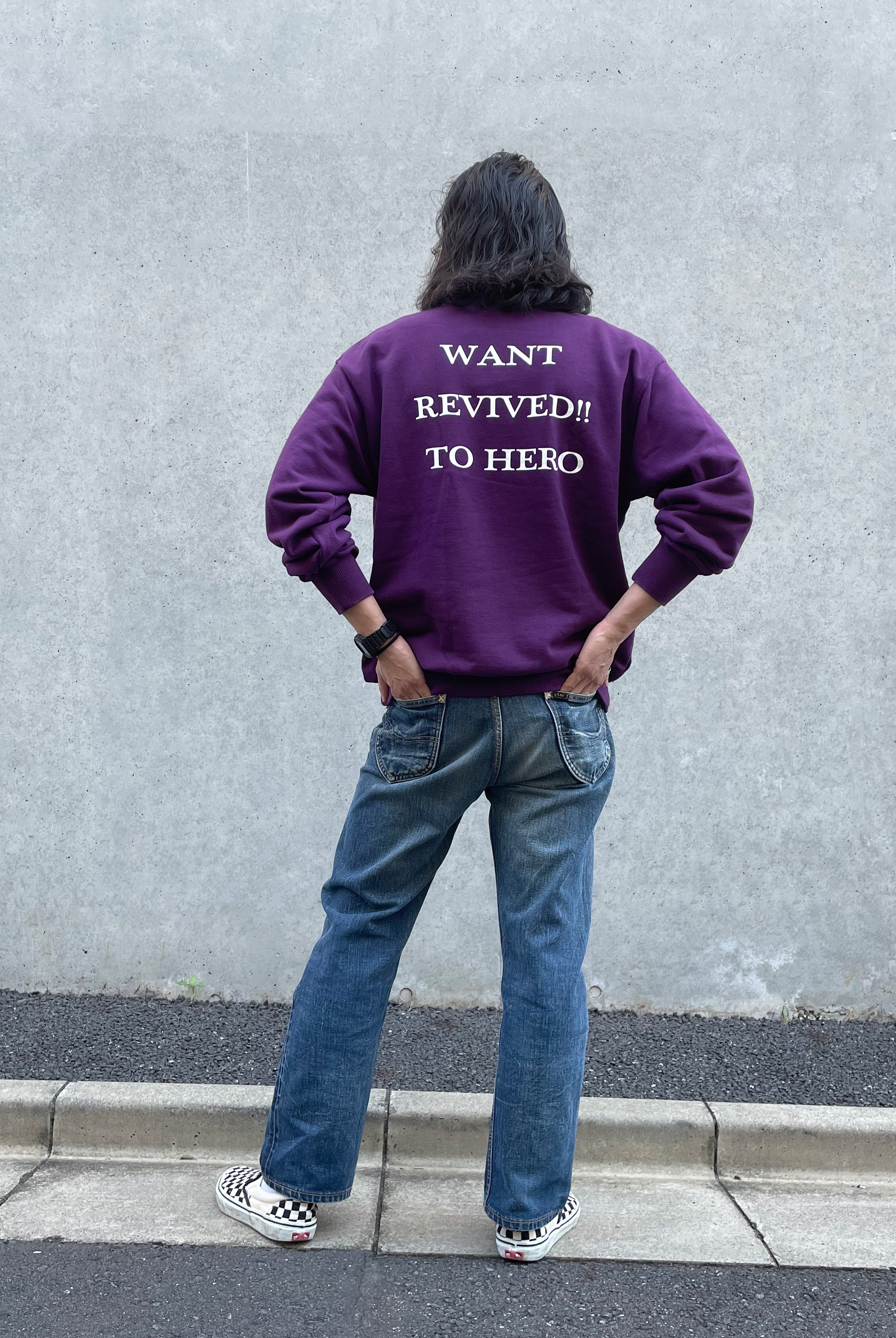 "SKULL LOSER" クラシッククルースウェット