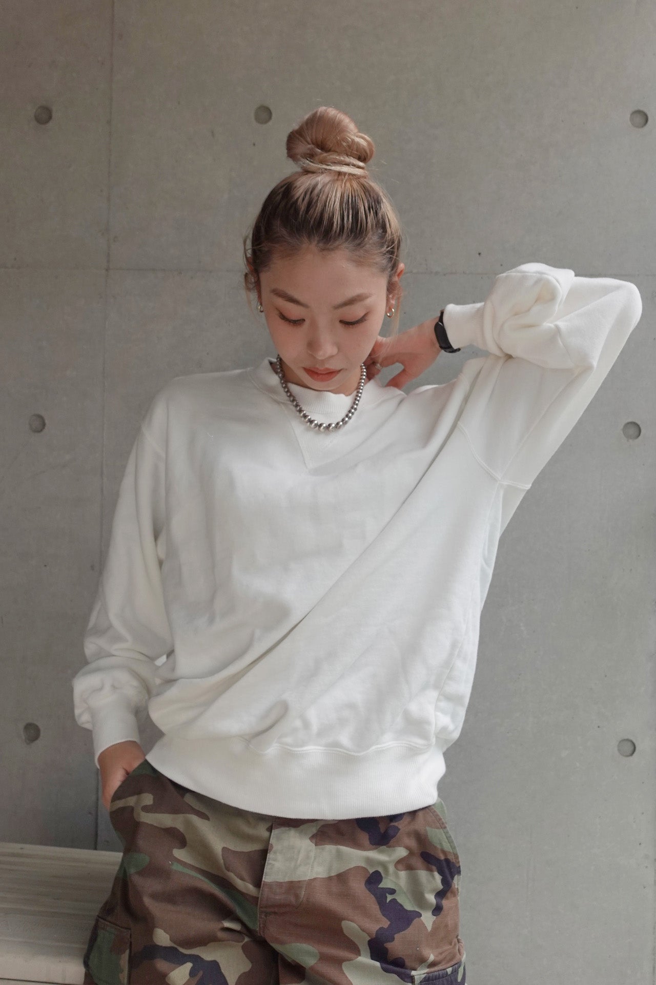 "ICHIBAN" リバーシブルスウェット