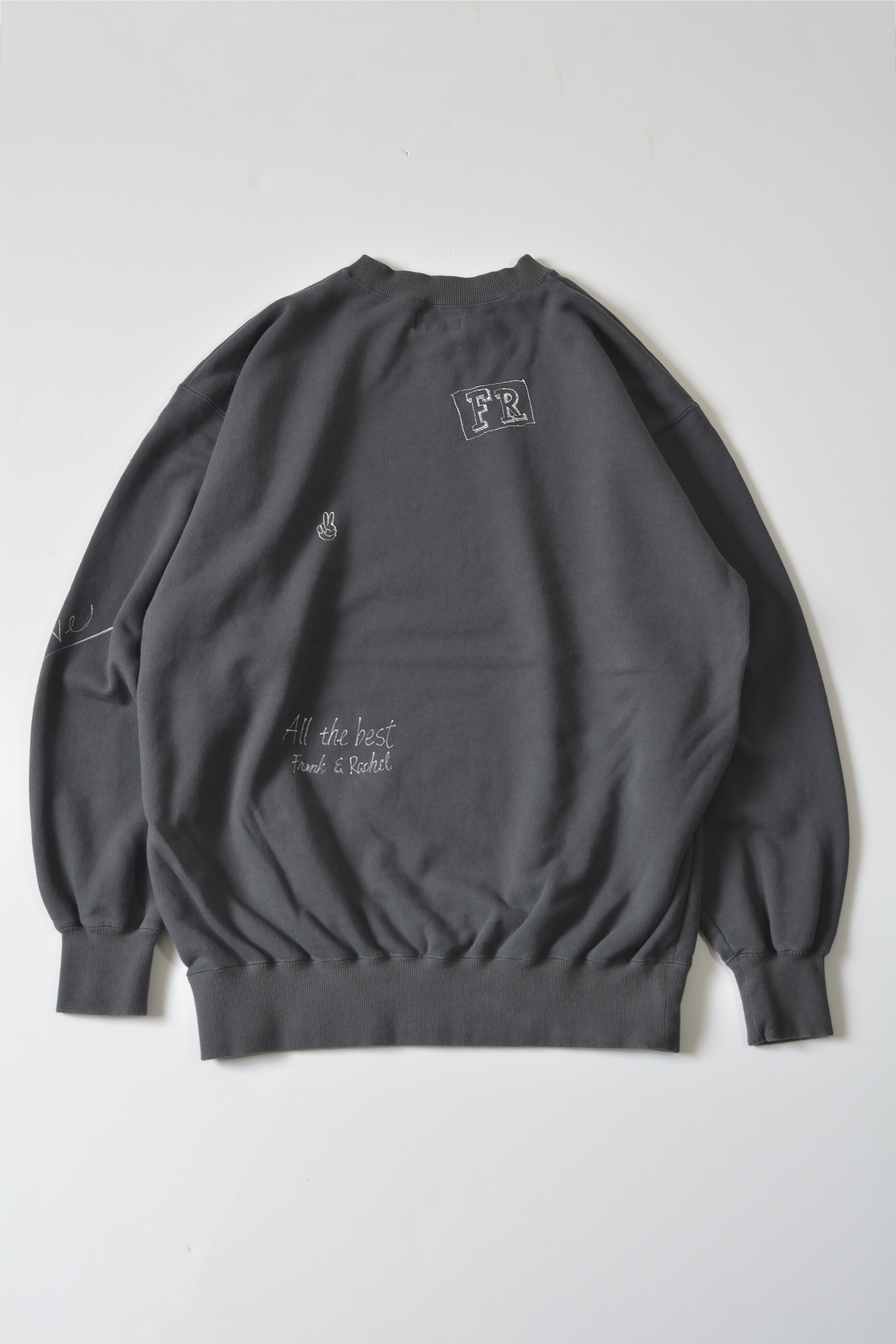 "Good Luck Message" クラシッククルースウェット
