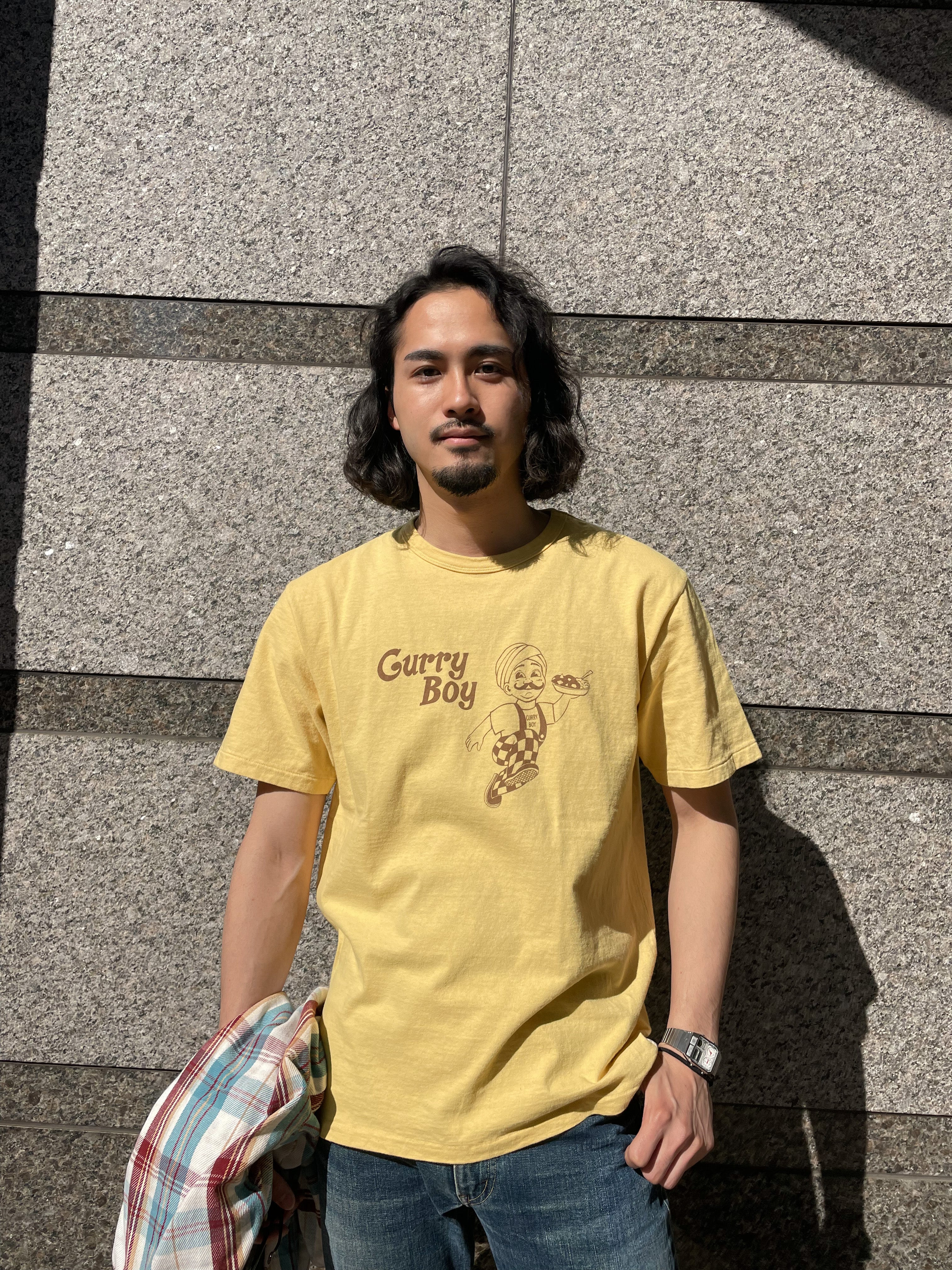 予約・"Curry Boy" リサイクルコットンTee