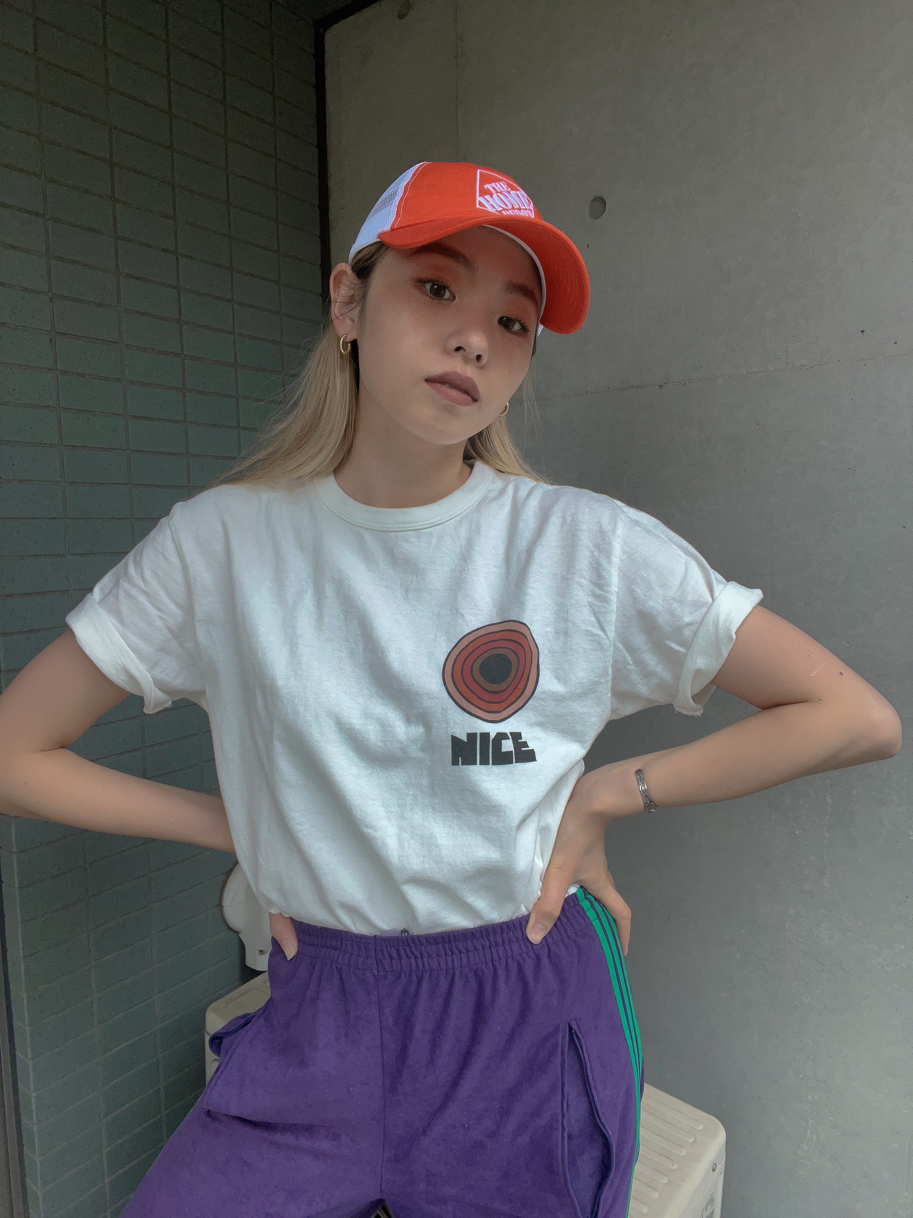 "グルグル" リサイクルコットンTee