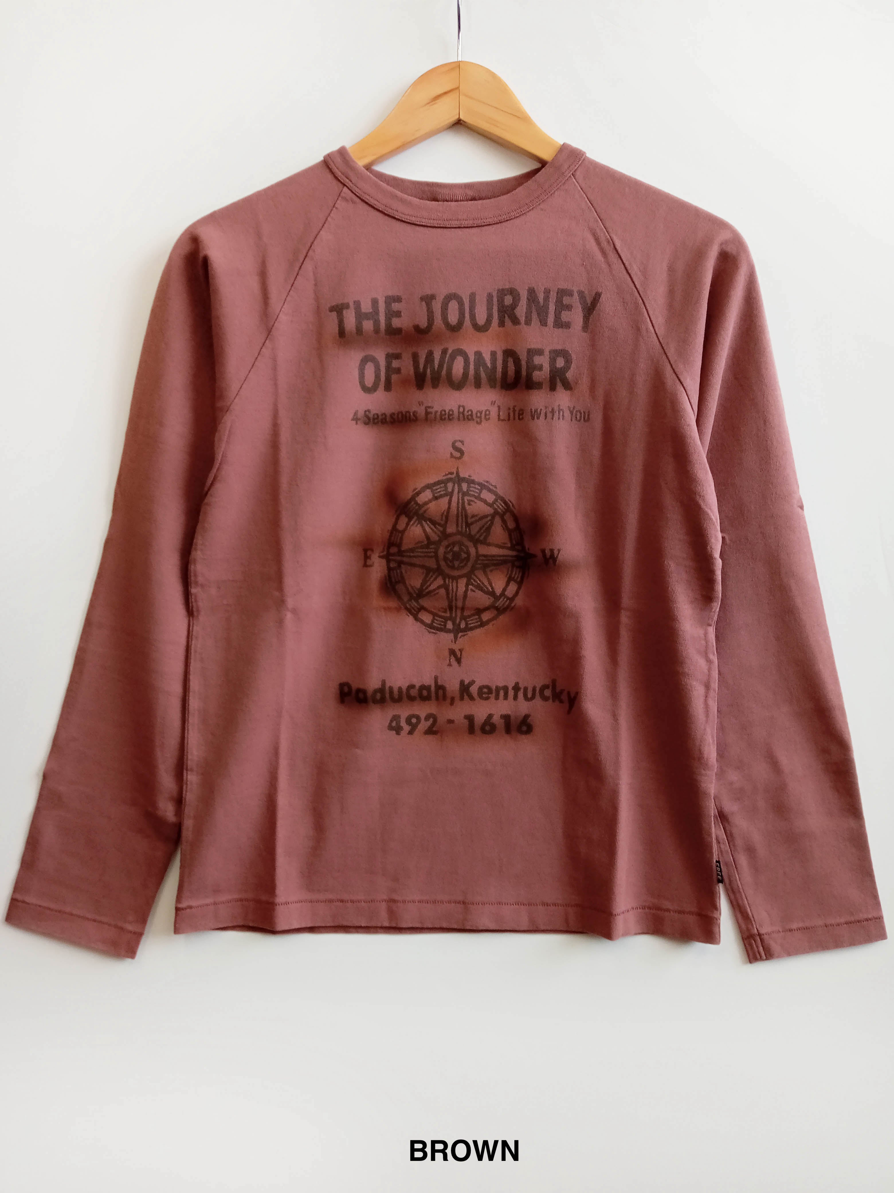 "JOURNEY" ラグラン長袖Tee