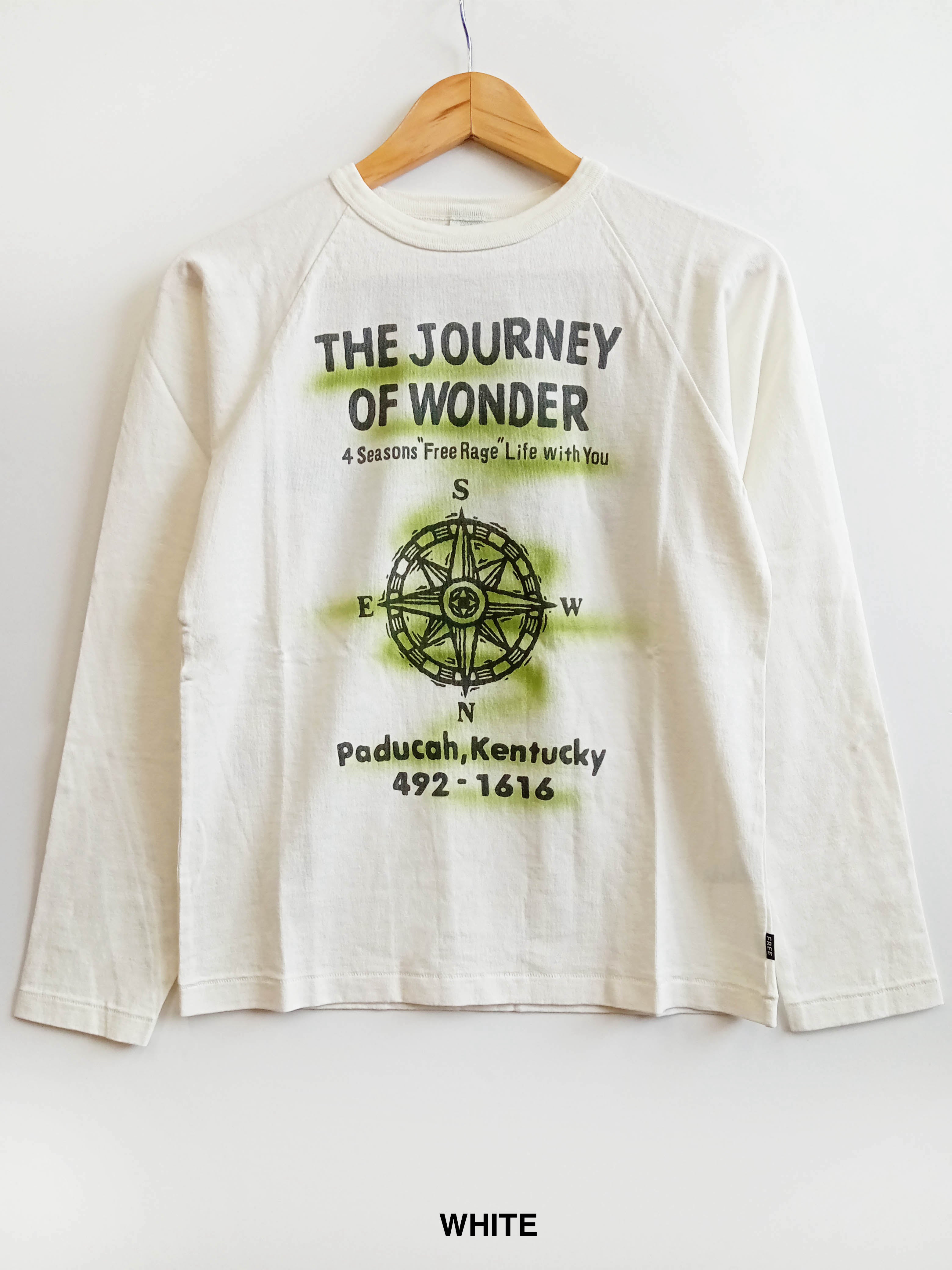 "JOURNEY" ラグラン長袖Tee