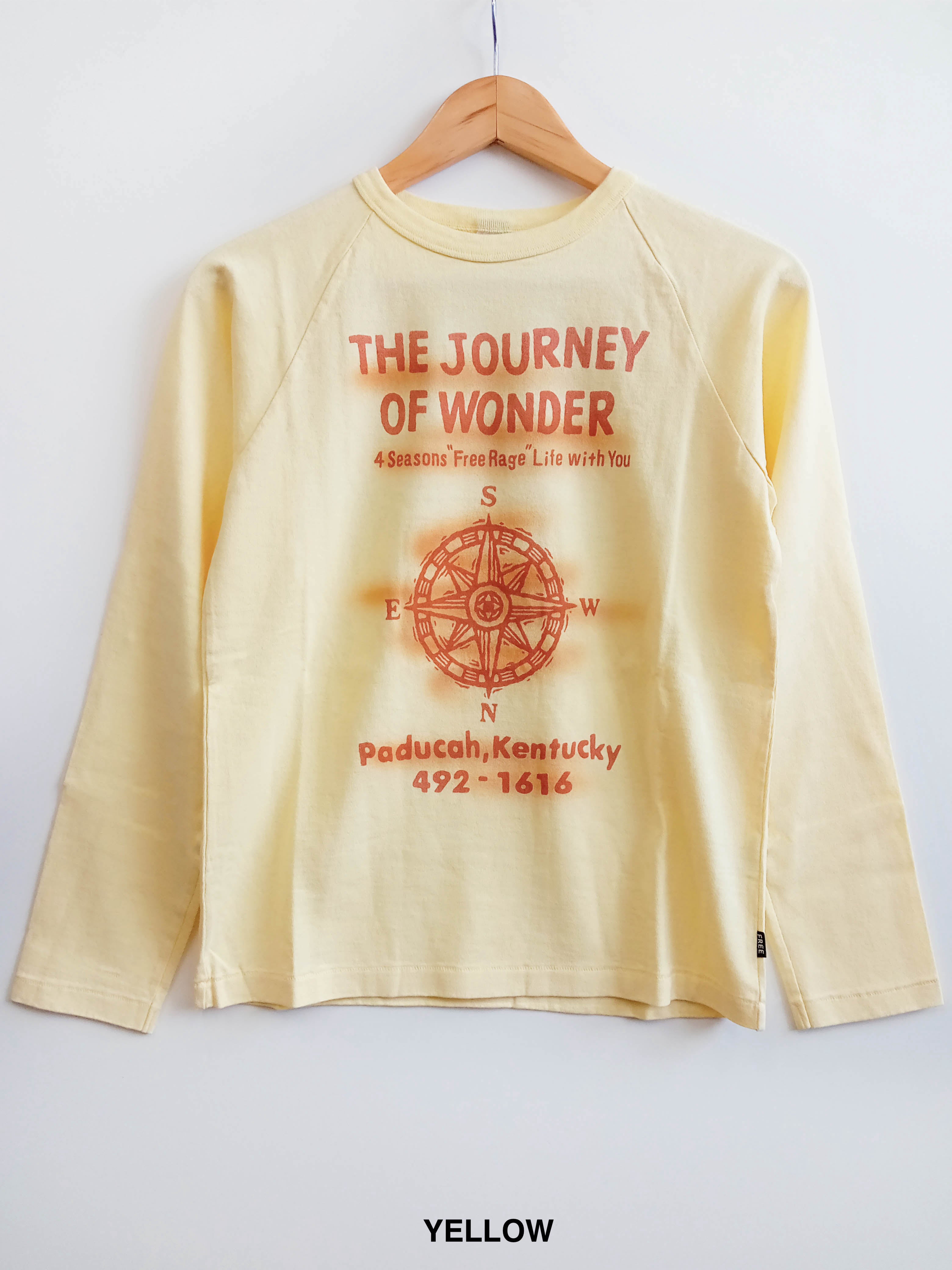 "JOURNEY" ラグラン長袖Tee