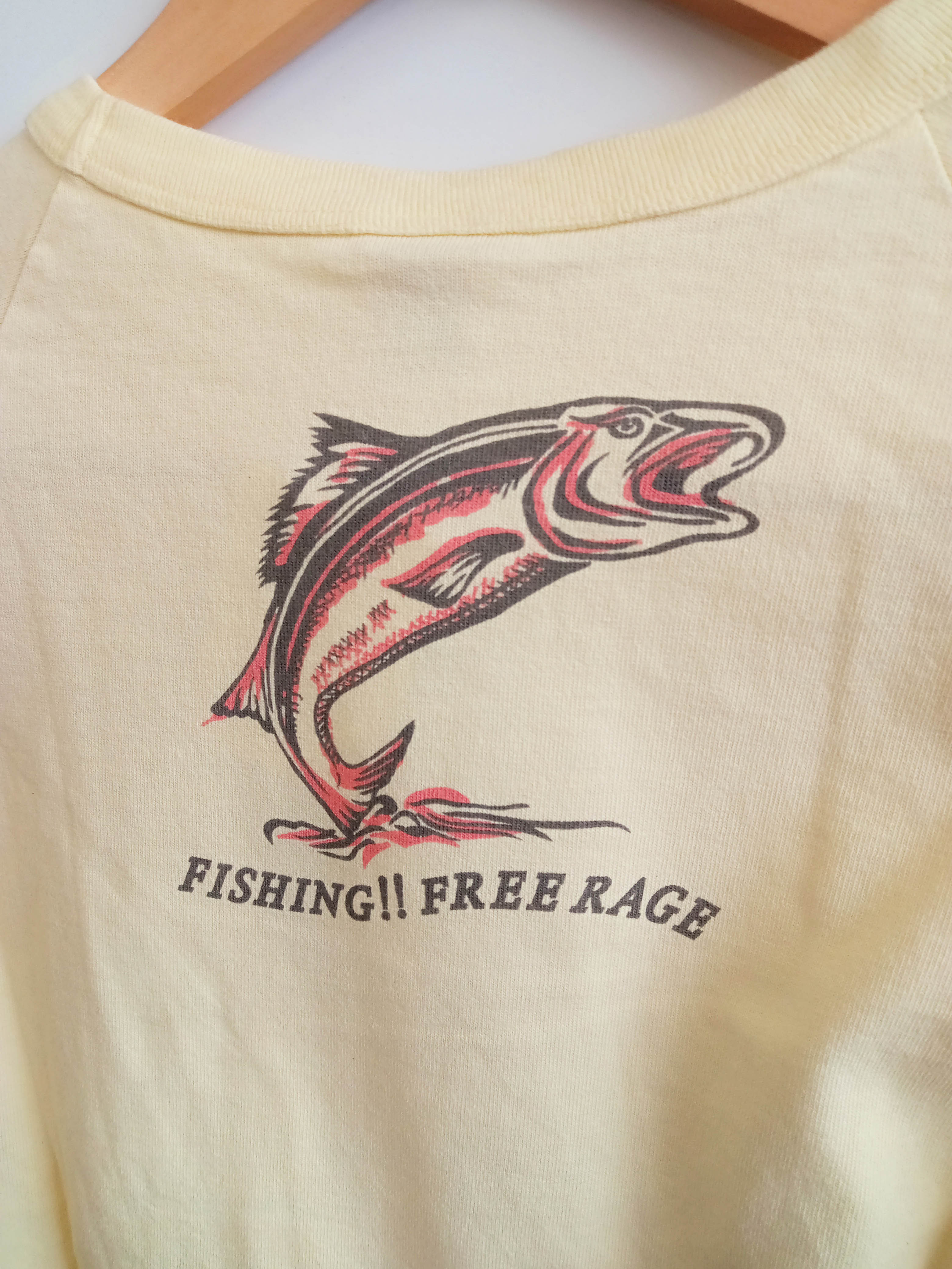 "FISHING" ラグラン長袖Tee