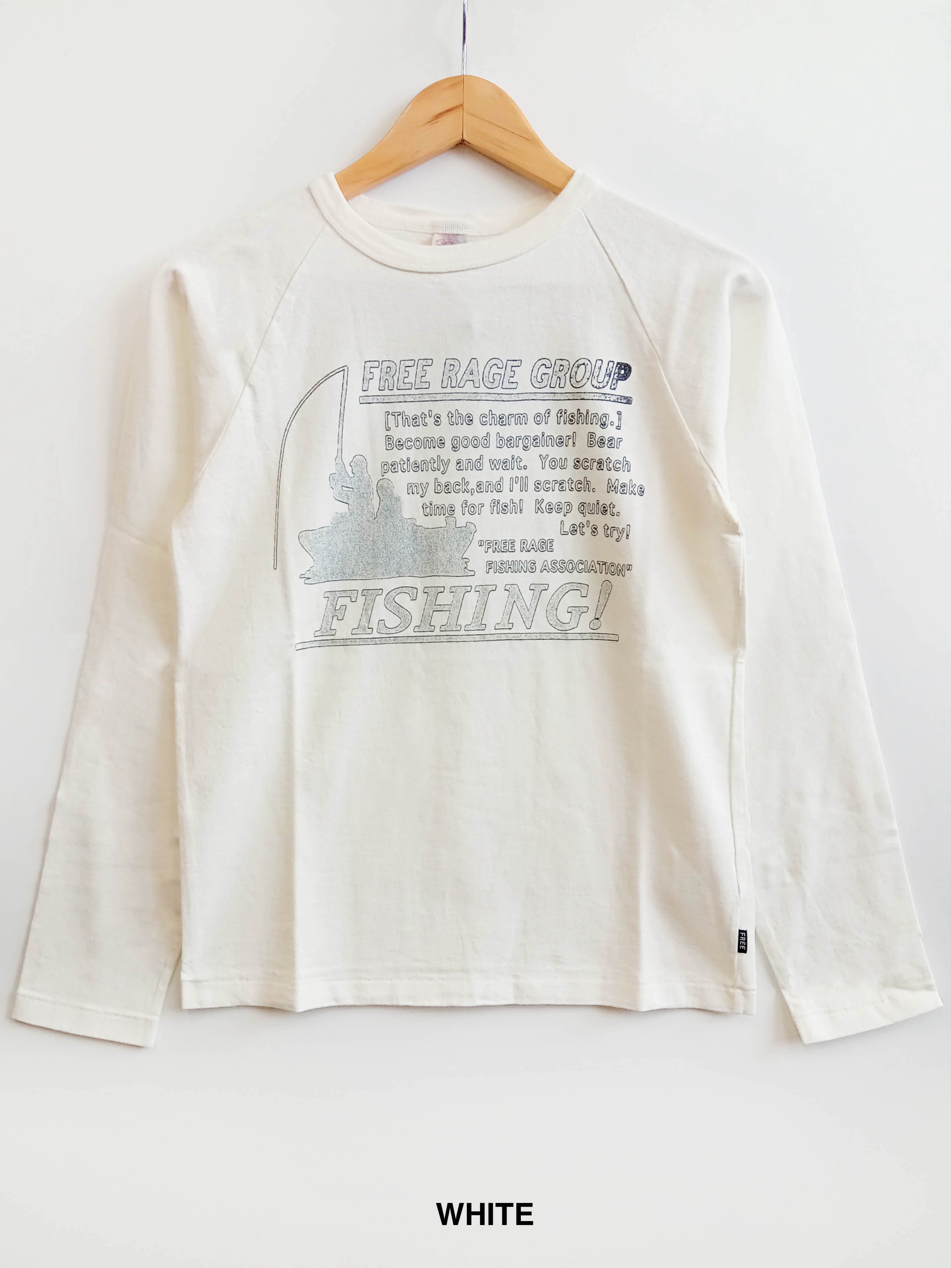 "FISHING" ラグラン長袖Tee