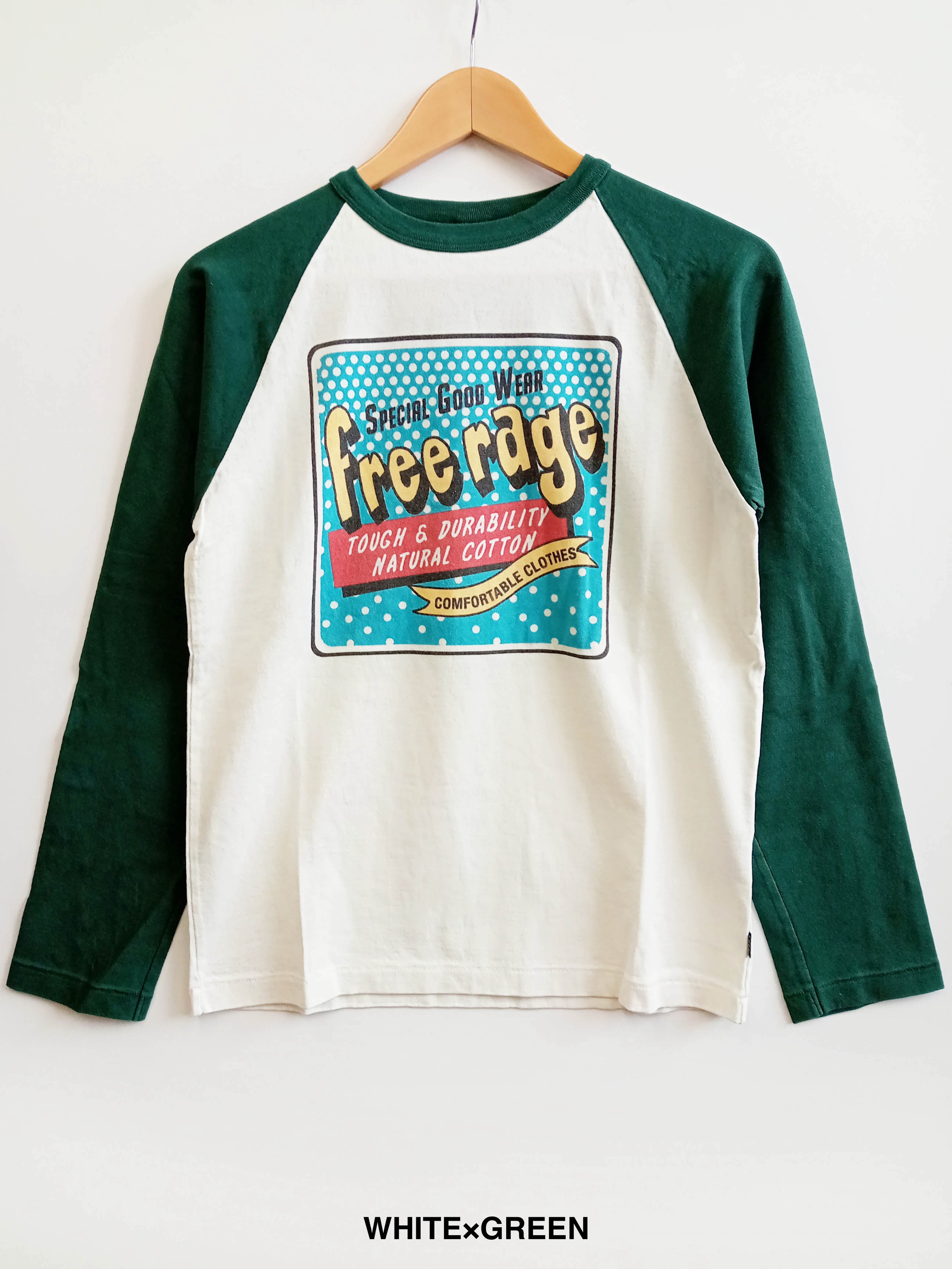 "SPECIAL GOOD WEAR" ラグラン長袖Tee