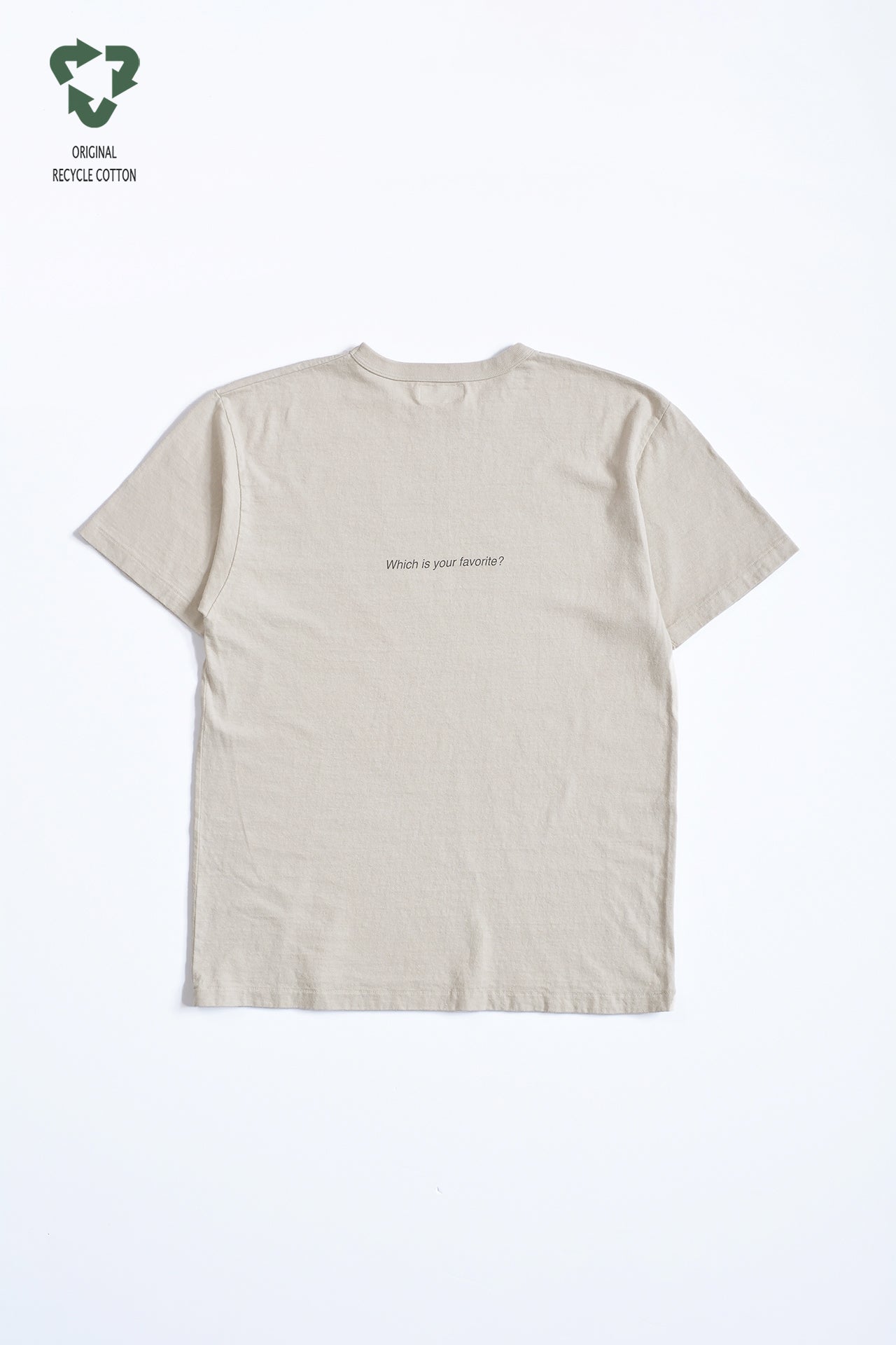 "偉人たち" リサイクルコットンTee