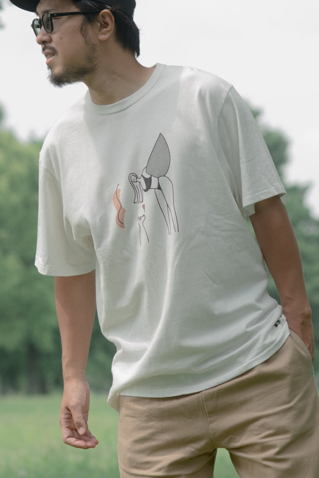 "Hisaka - WOMAN" リサイクルコットンTee