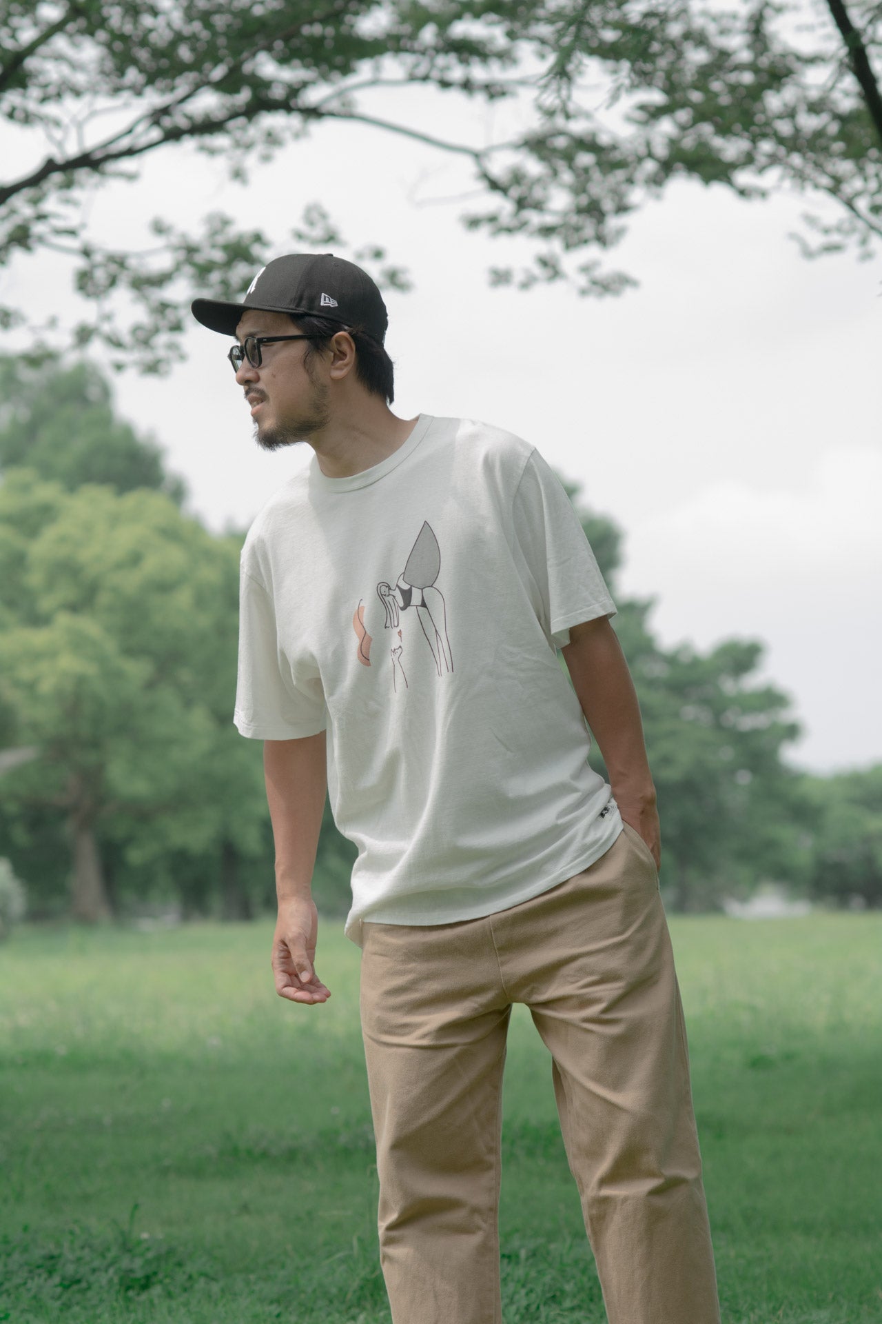 "Hisaka - WOMAN" リサイクルコットンTee