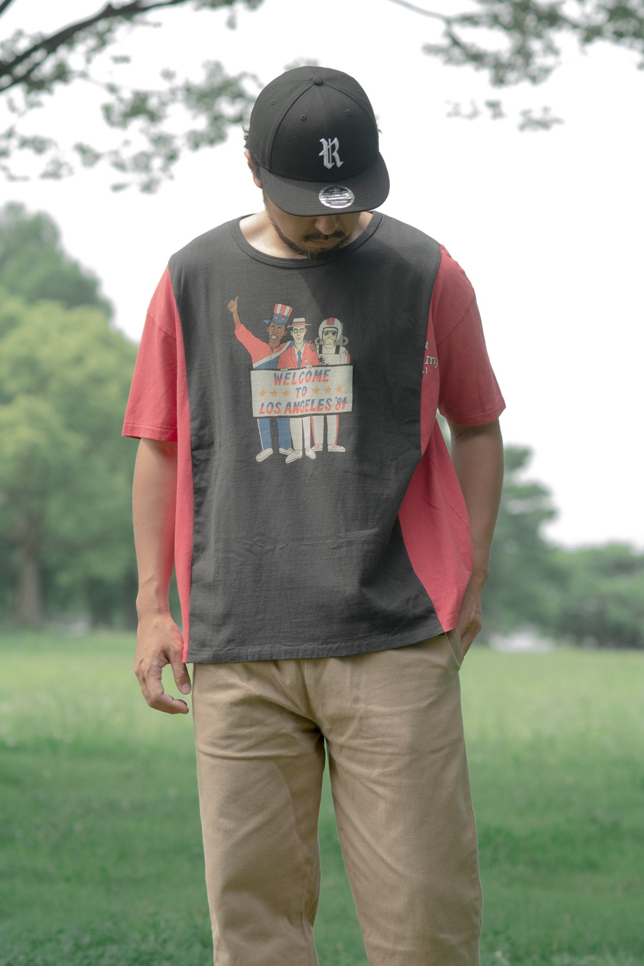 【1点モノ】"I" アップサイクルTee