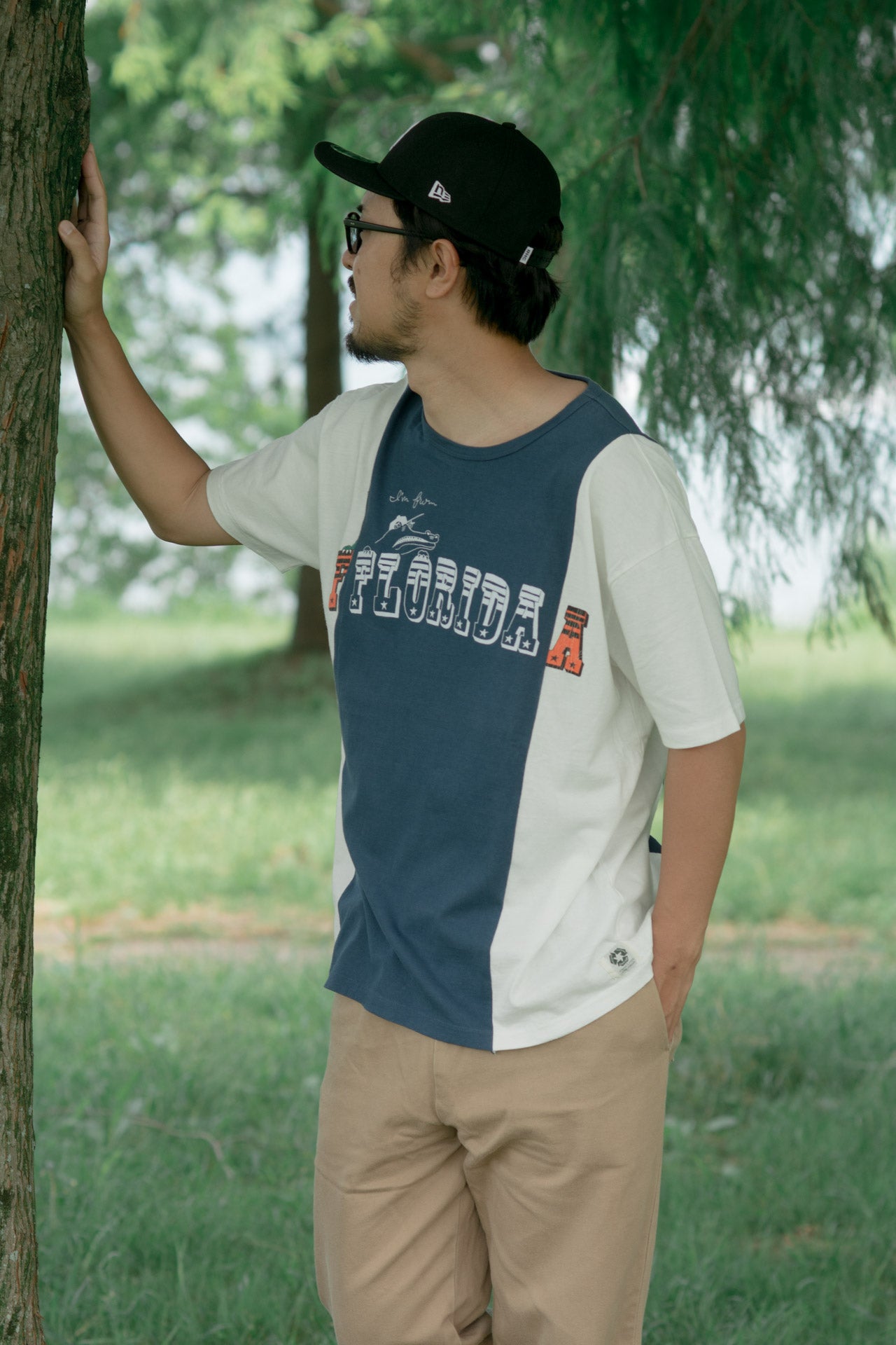 【1点モノ】"L" アップサイクルTee
