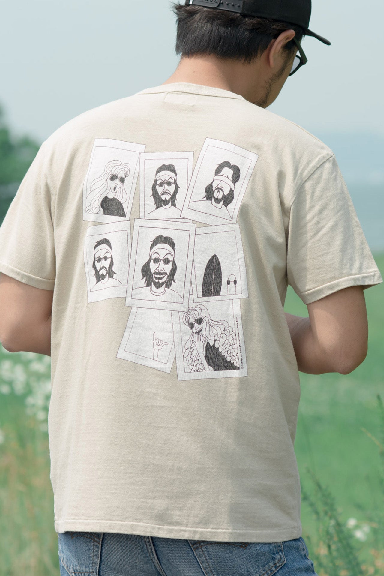 "Frank&Rachel Photo" リサイクルコットンTee