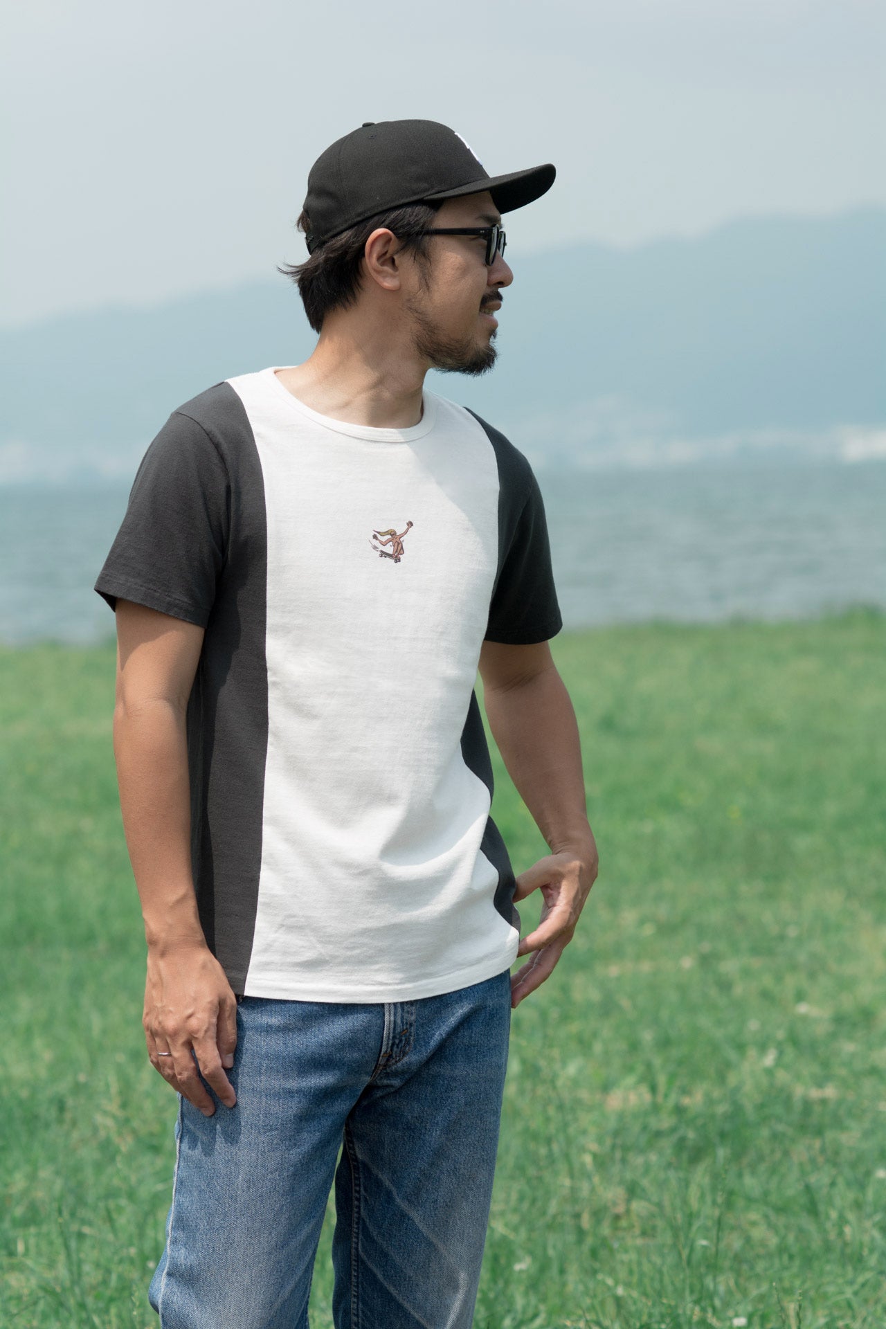 【1点モノ】"E" アップサイクルTee