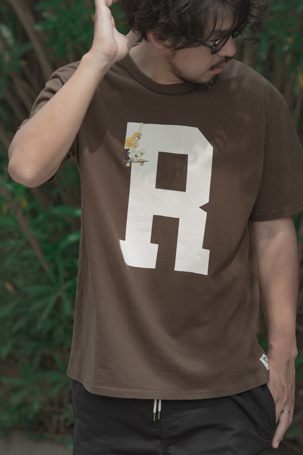 "Rachel Logo" リサイクルコットンTee