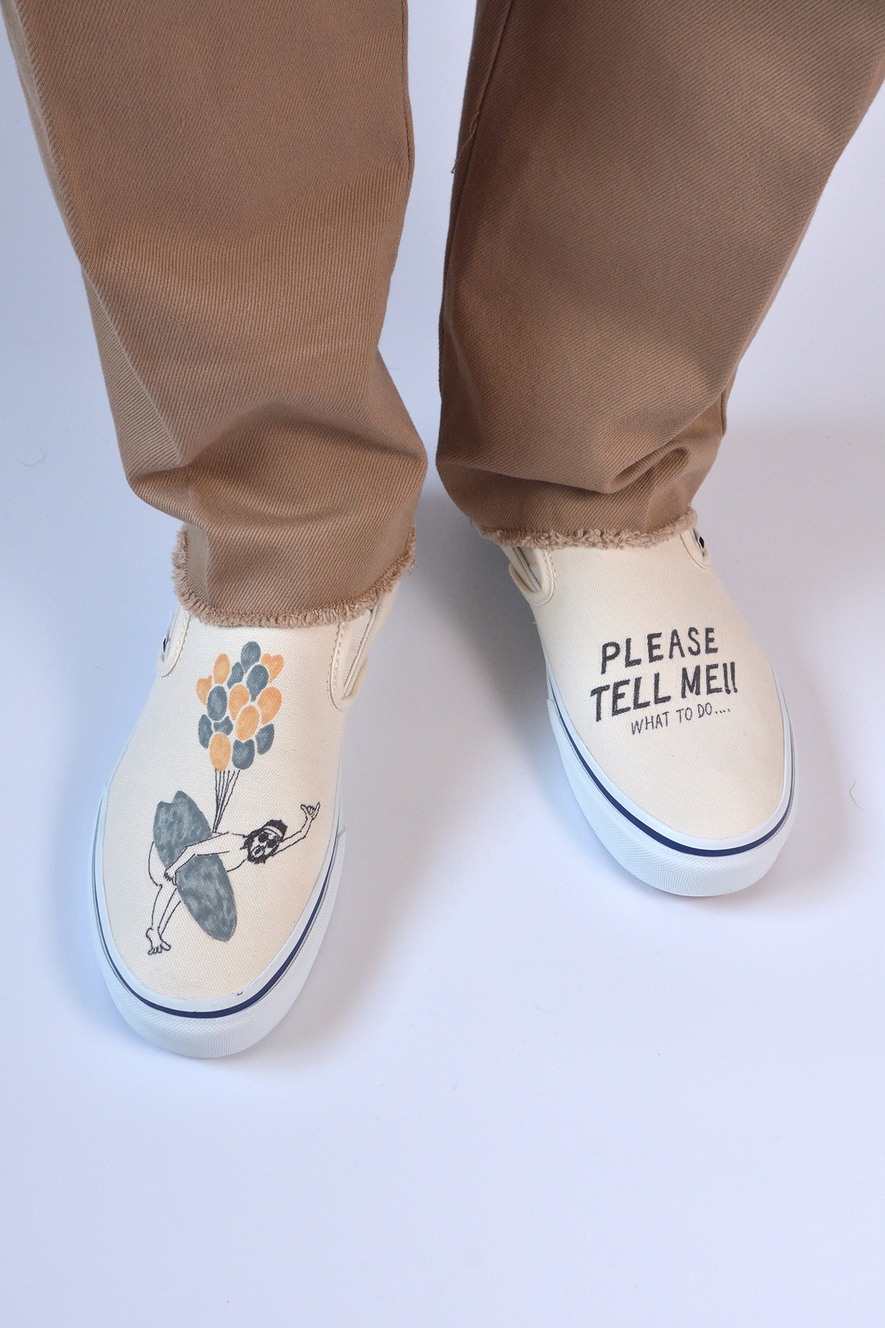 "FRANK - Ballon" ハンドペイントスニーカー