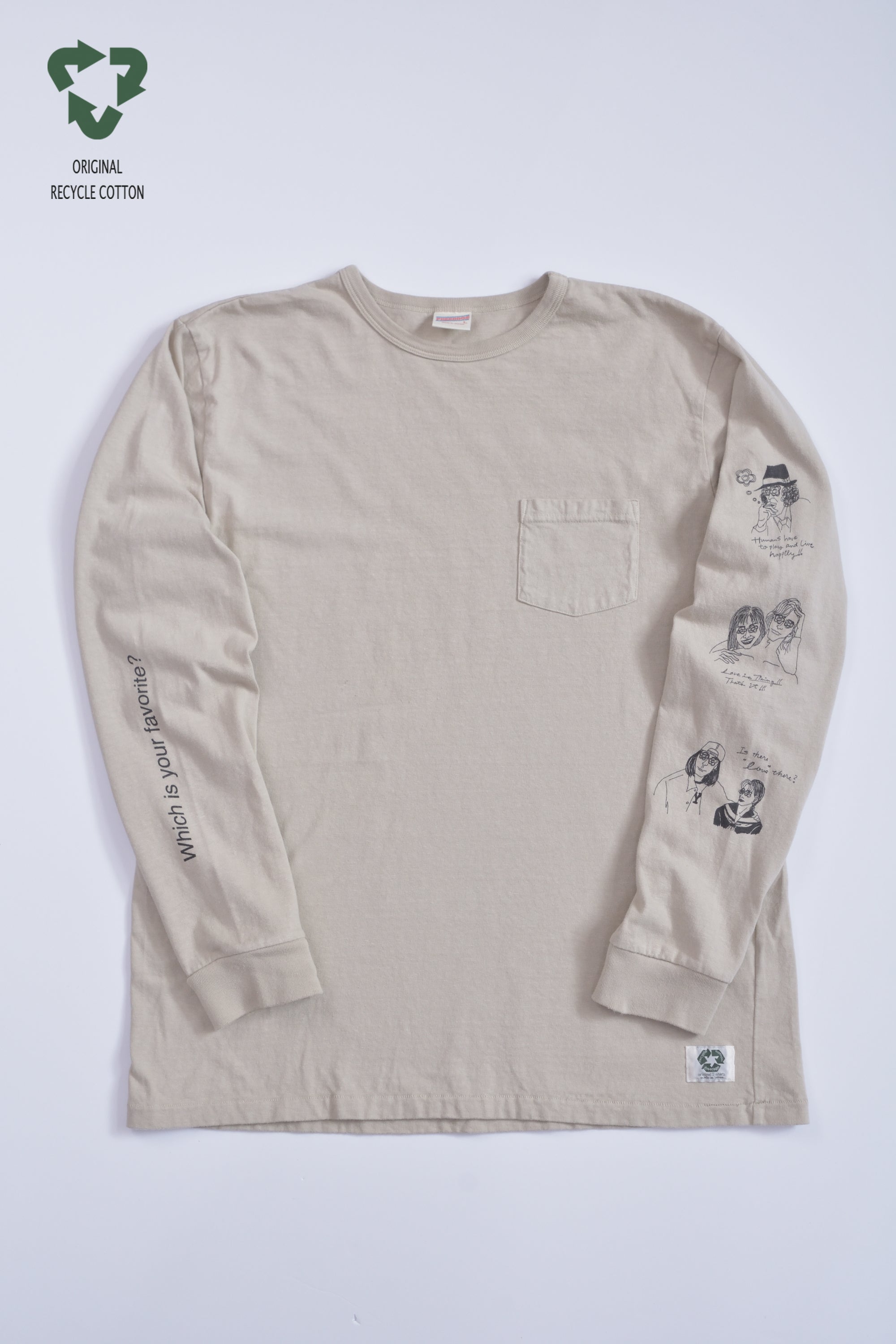 "名作ドラマ" リサイクルコットンロンTee