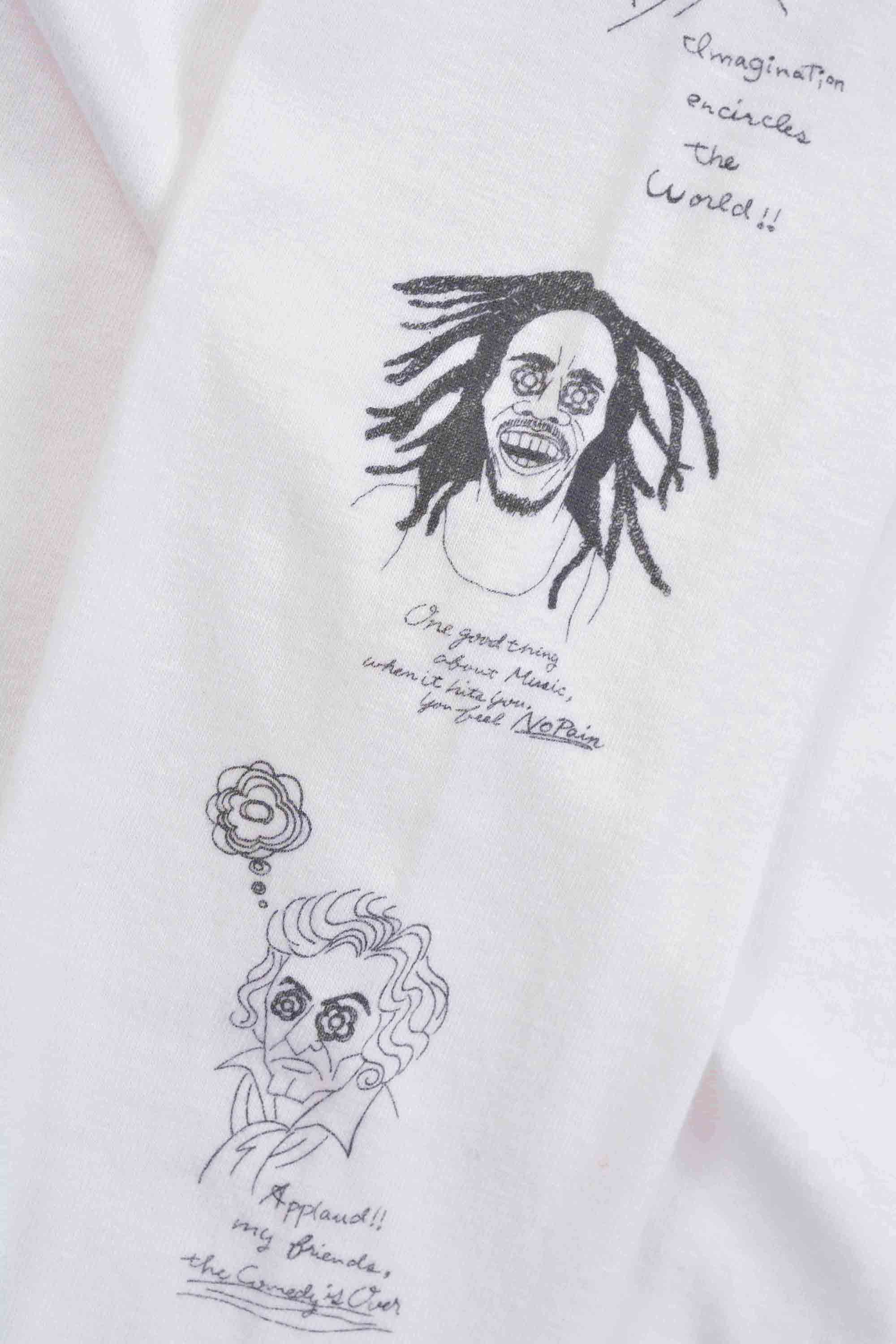 "偉人たち" リサイクルコットンロンTee