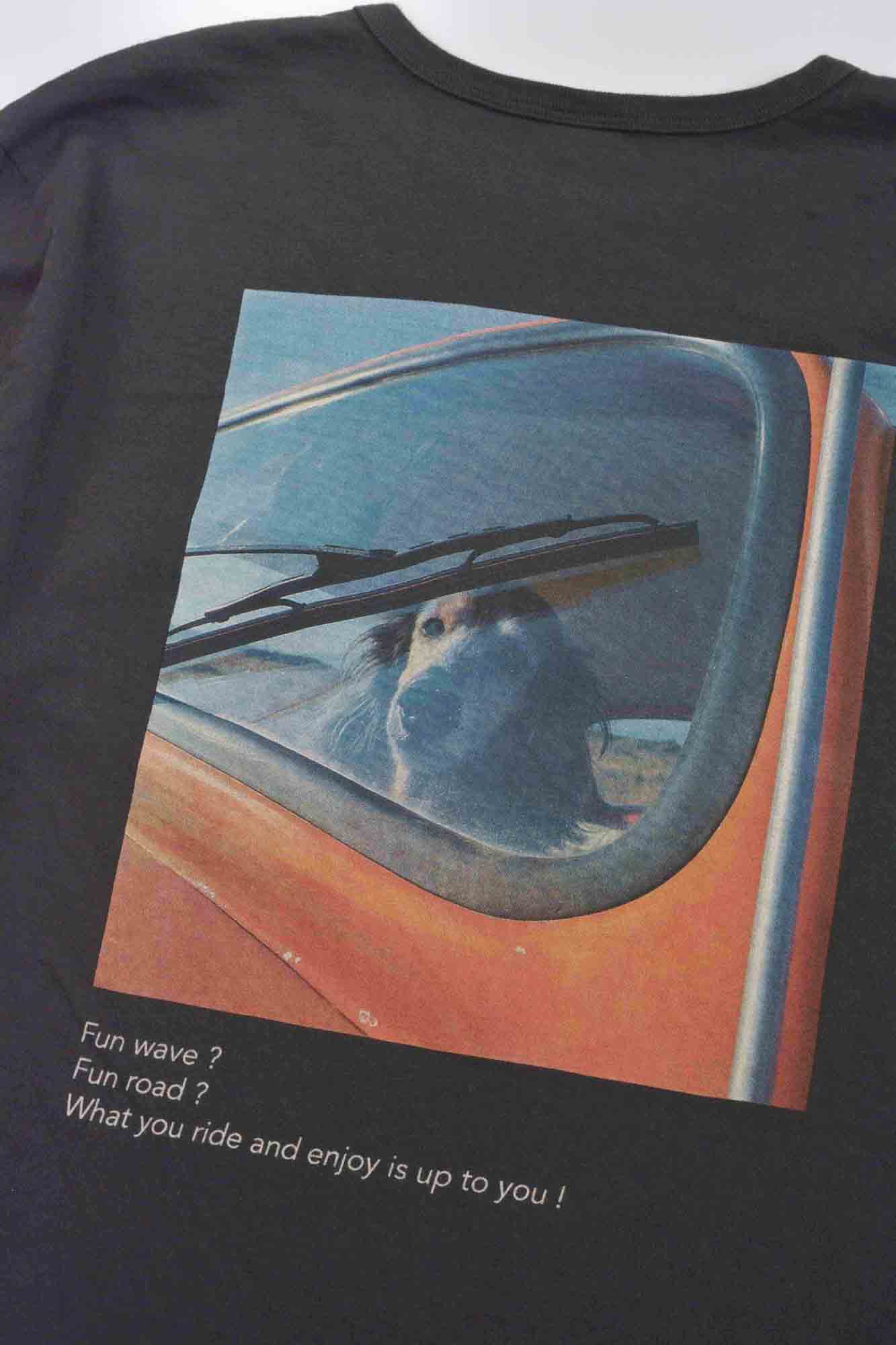 "愛車と愛犬" リサイクルコットンロンTee