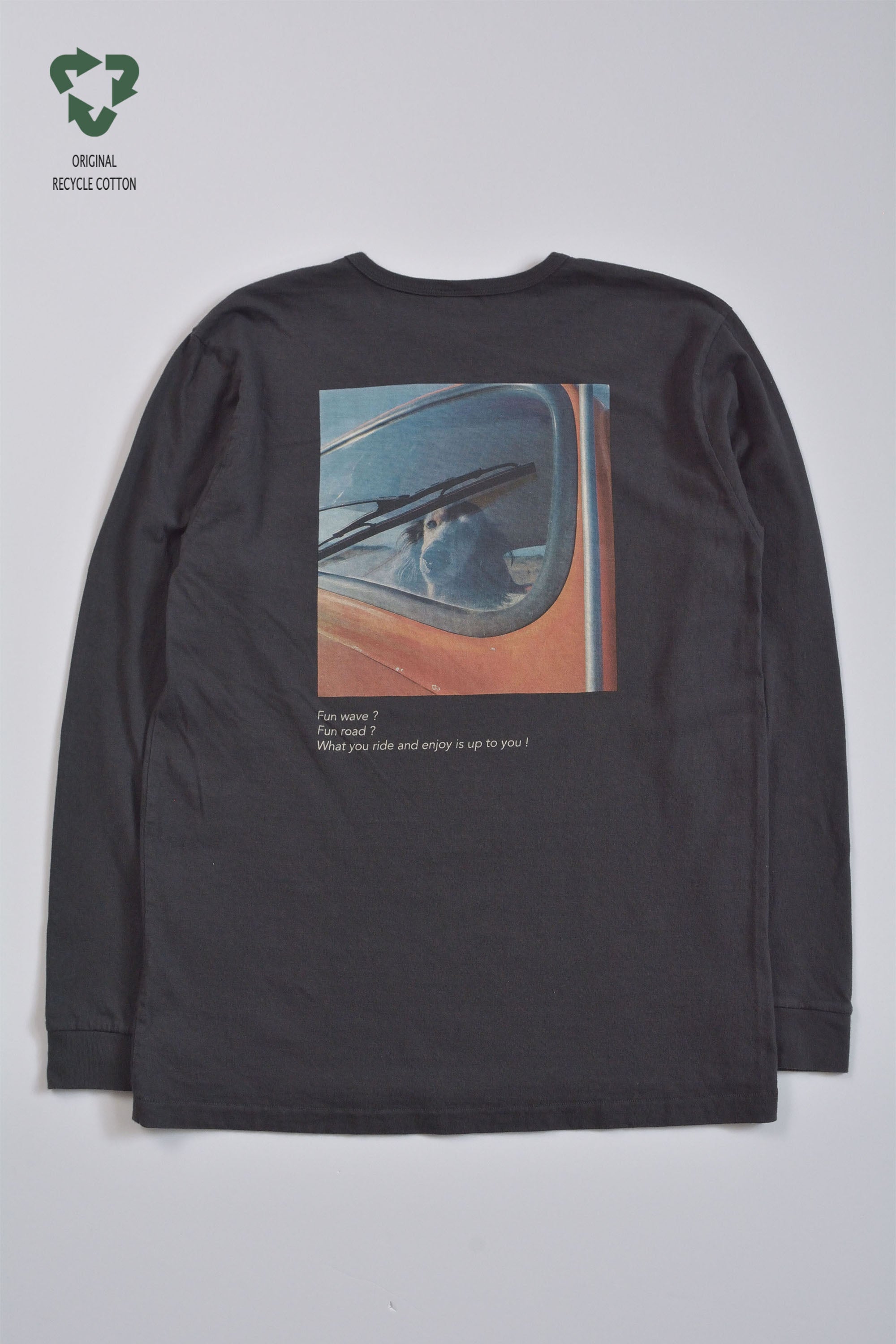 "愛車と愛犬" リサイクルコットンロンTee