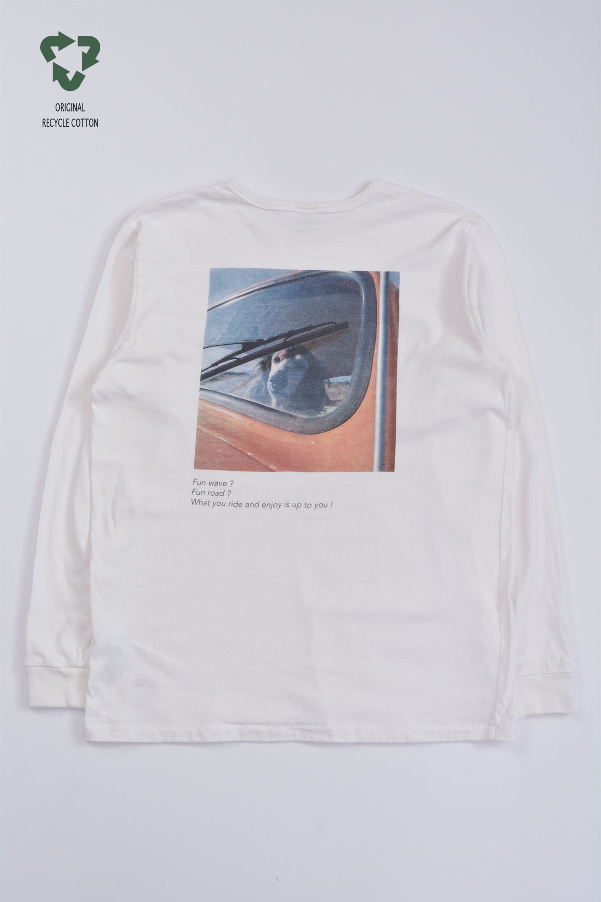"愛車と愛犬" リサイクルコットンロンTee