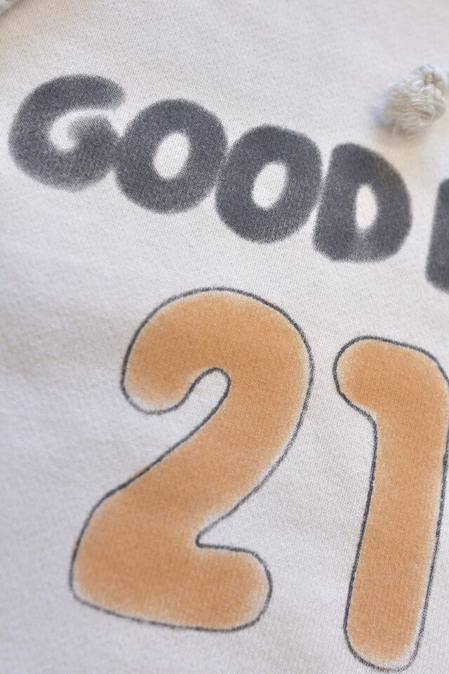 "GOOD DAY" ルーズフィットプルオーバーパーカー