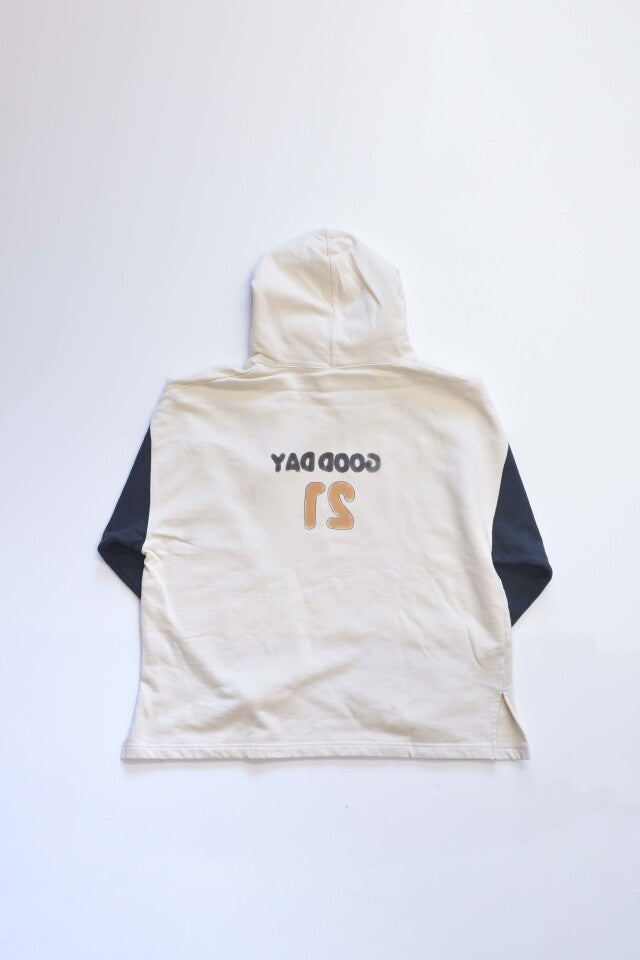 "GOOD DAY" ルーズフィットプルオーバーパーカー