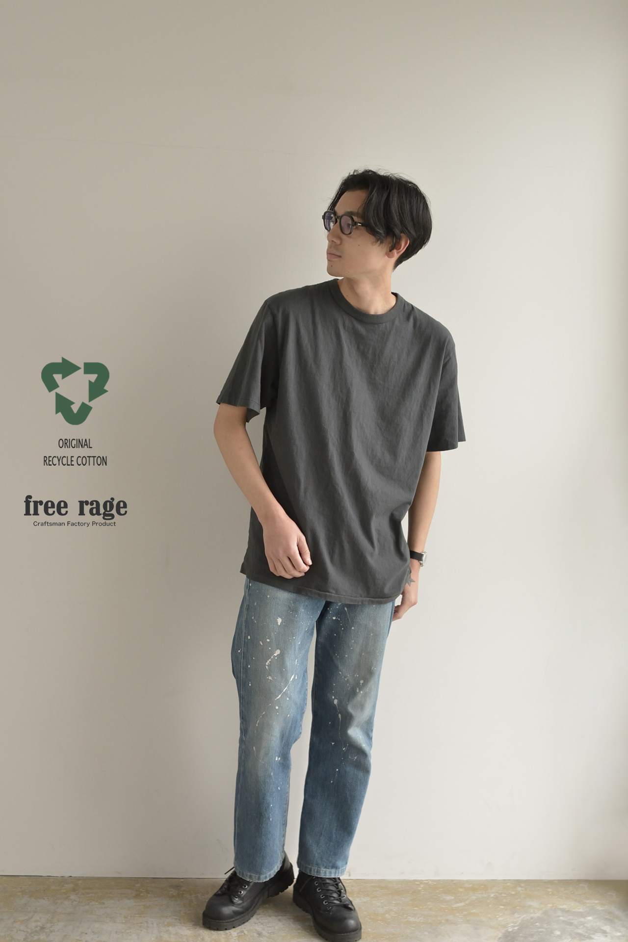 "Standard" リサイクルコットンTee (NEW ver,)