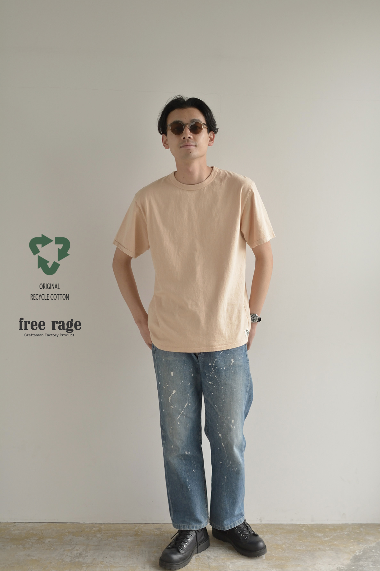 "Standard" リサイクルコットンTee (NEW ver,)