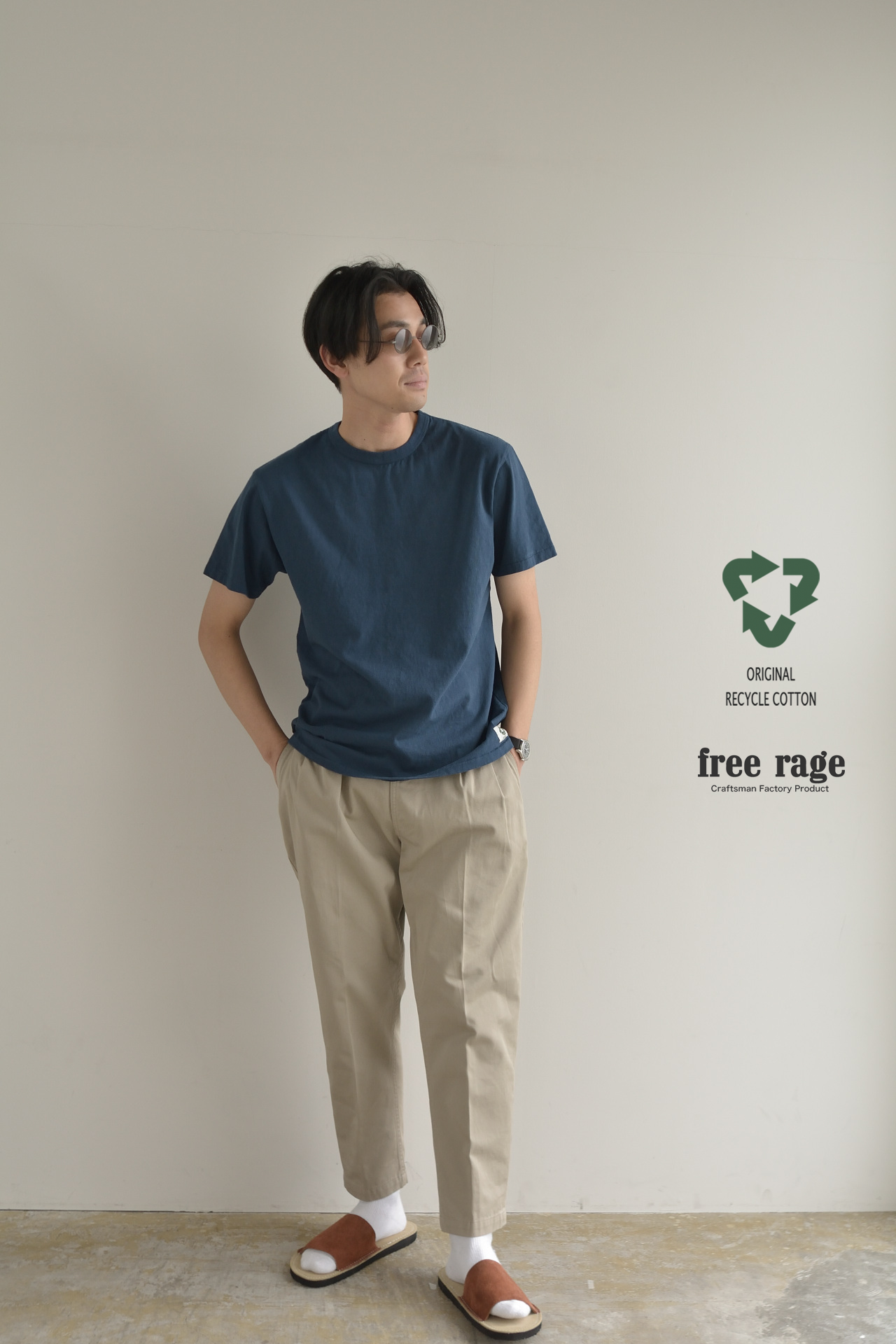 "Standard" リサイクルコットンTee (NEW ver,)