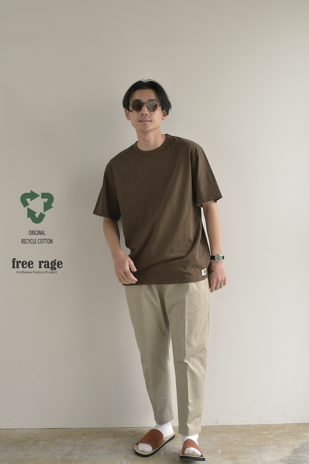 "Standard" リサイクルコットンTee (NEW ver,)