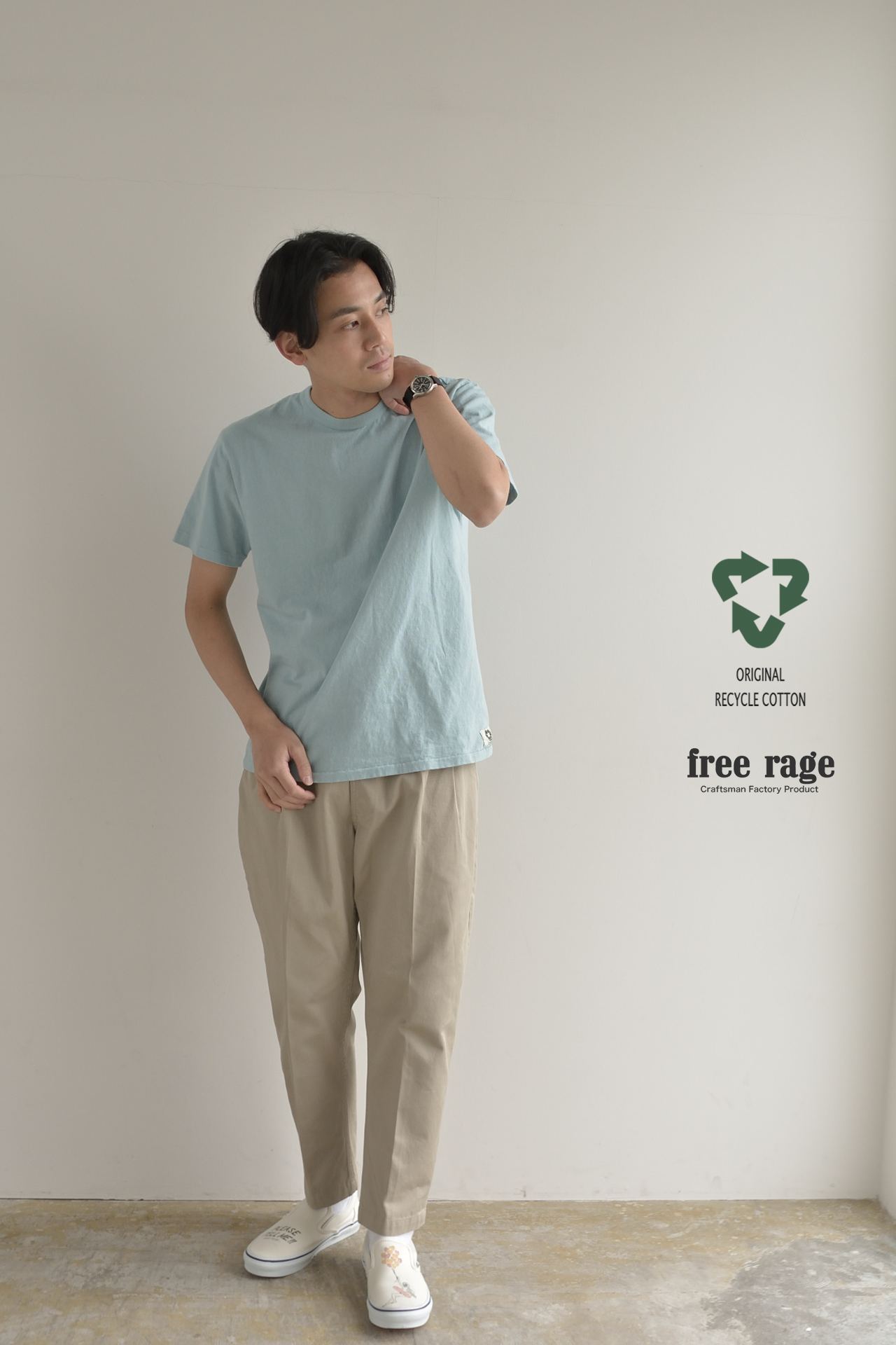 "Standard" リサイクルコットンTee (NEW ver,)