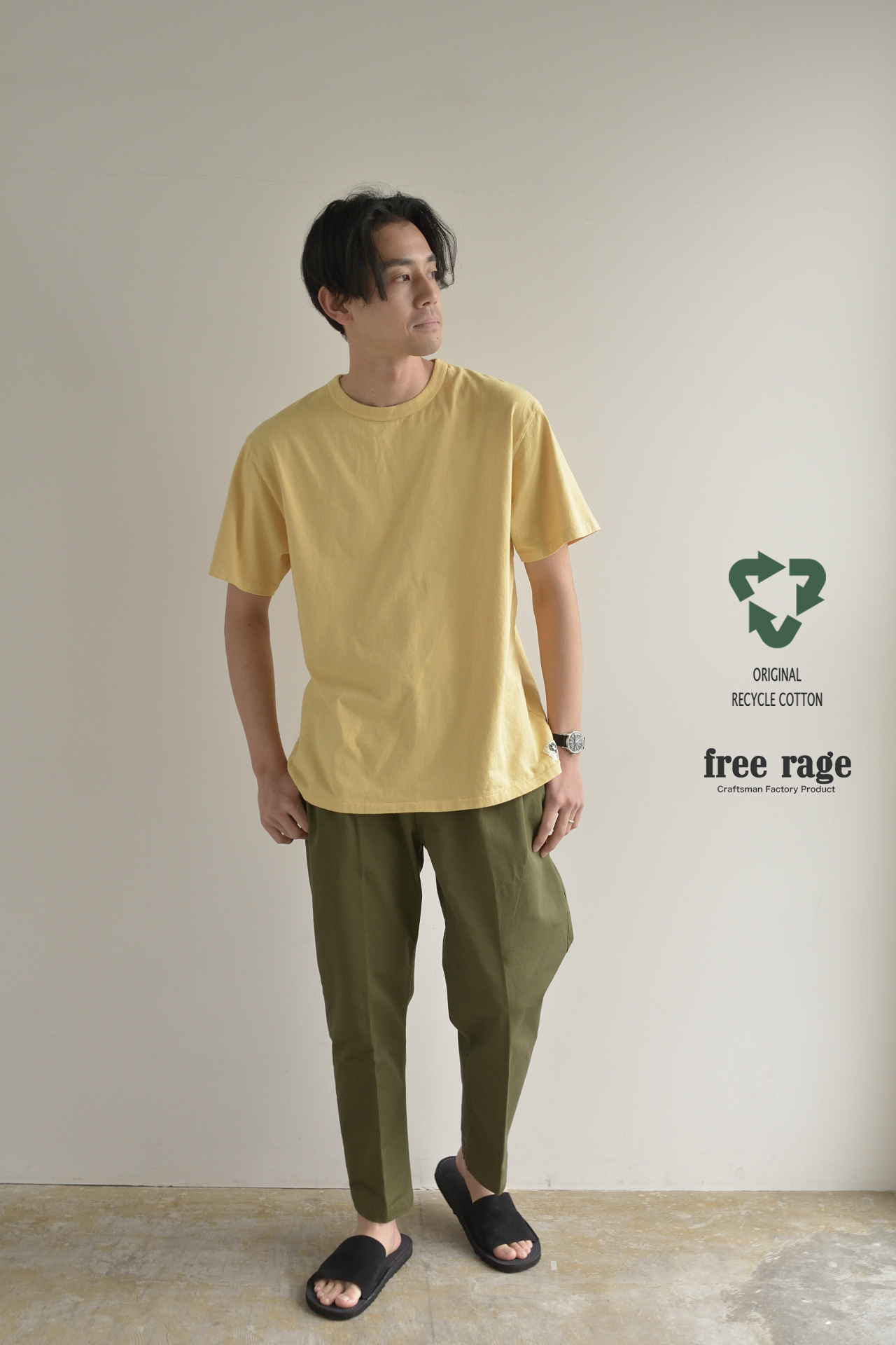 "Standard" リサイクルコットンTee (NEW ver,)
