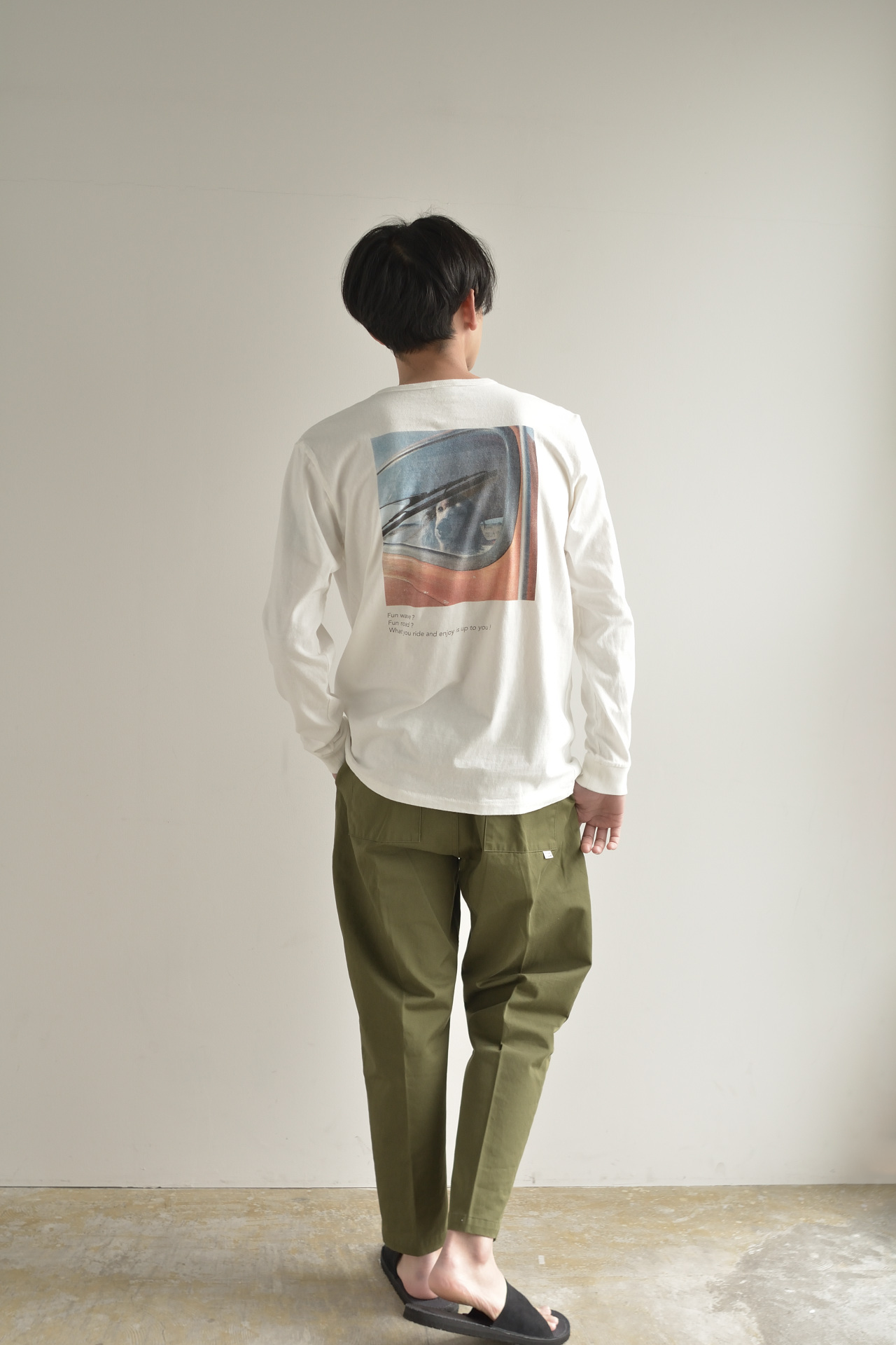 "愛車と愛犬" リサイクルコットンロンTee