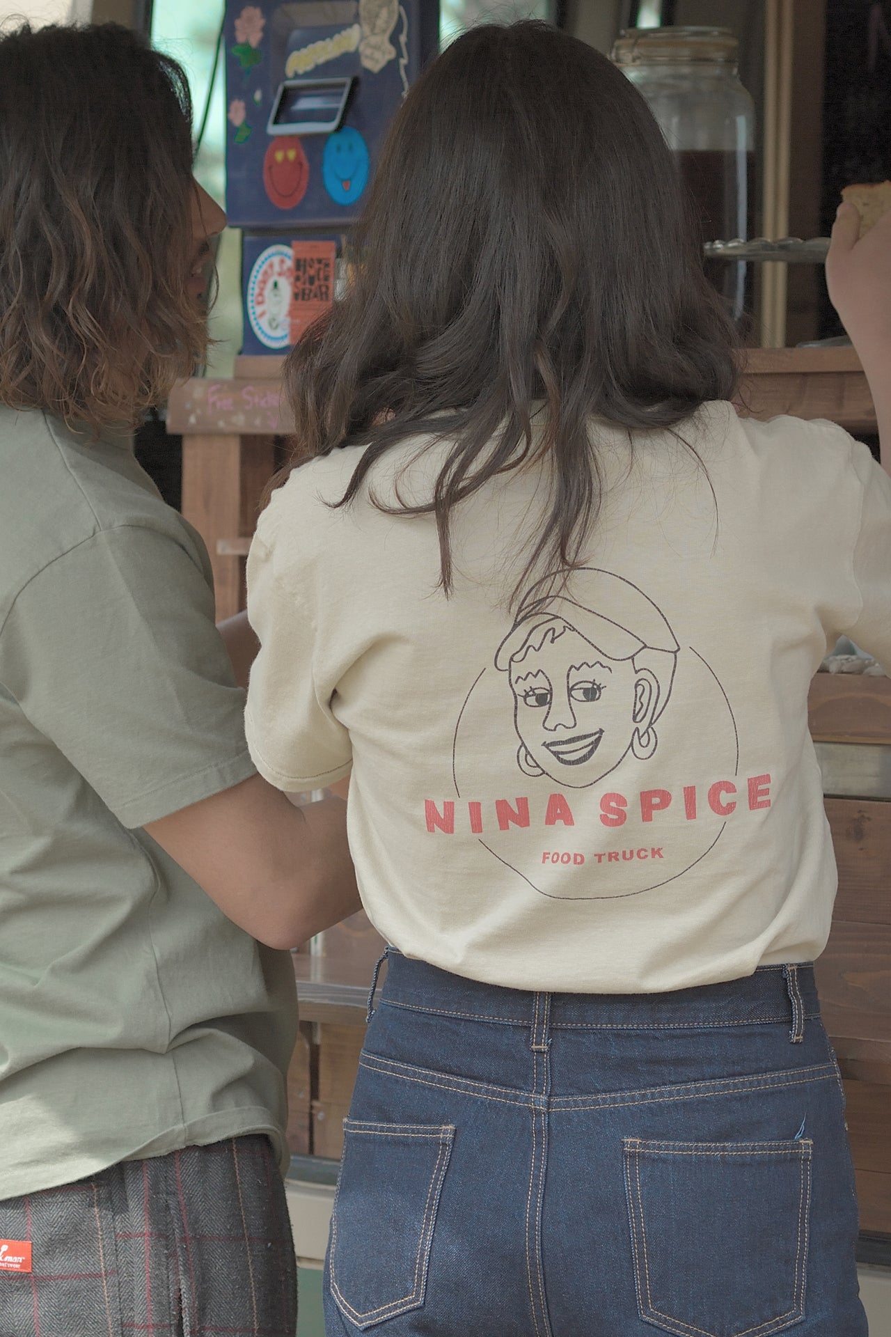"NINA SPICE" リサイクルコットンTee