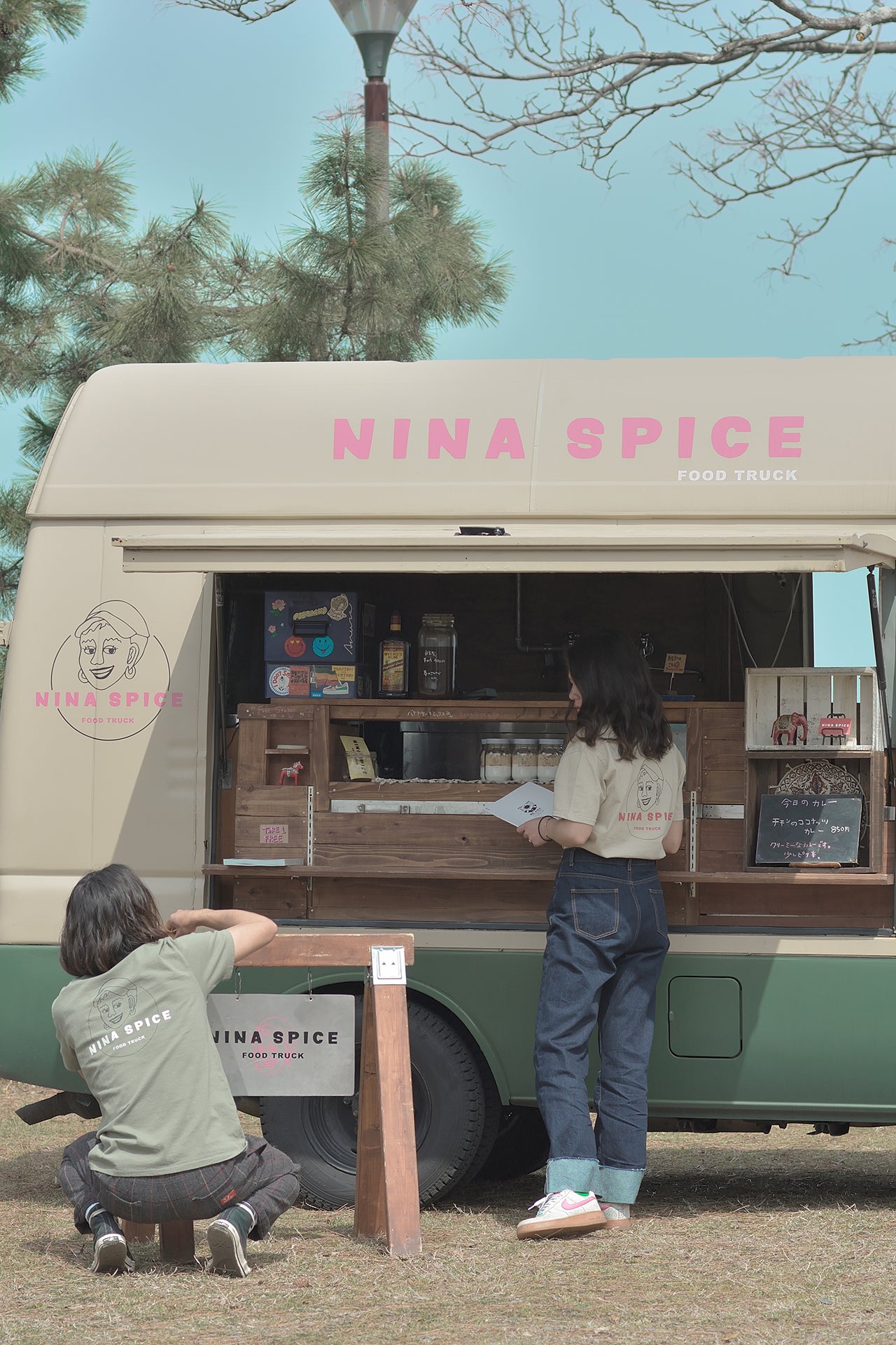 "NINA SPICE" リサイクルコットンTee