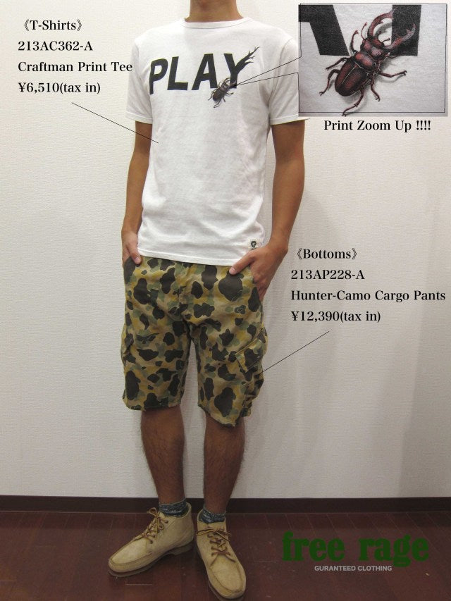 "クワガタ" 職人Tee