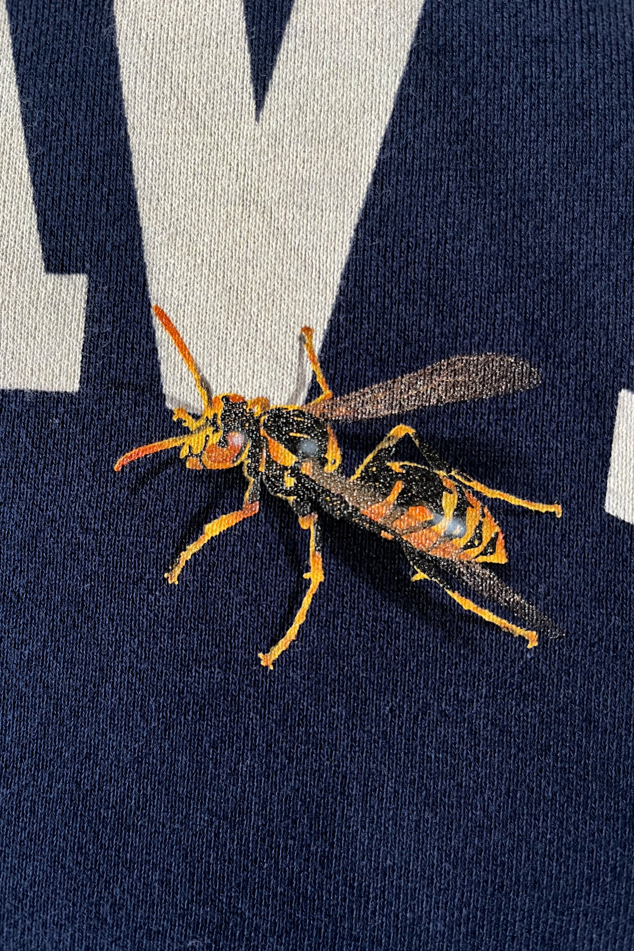 "ハチ" 職人クルースウェット -NAVY Logo ver,-