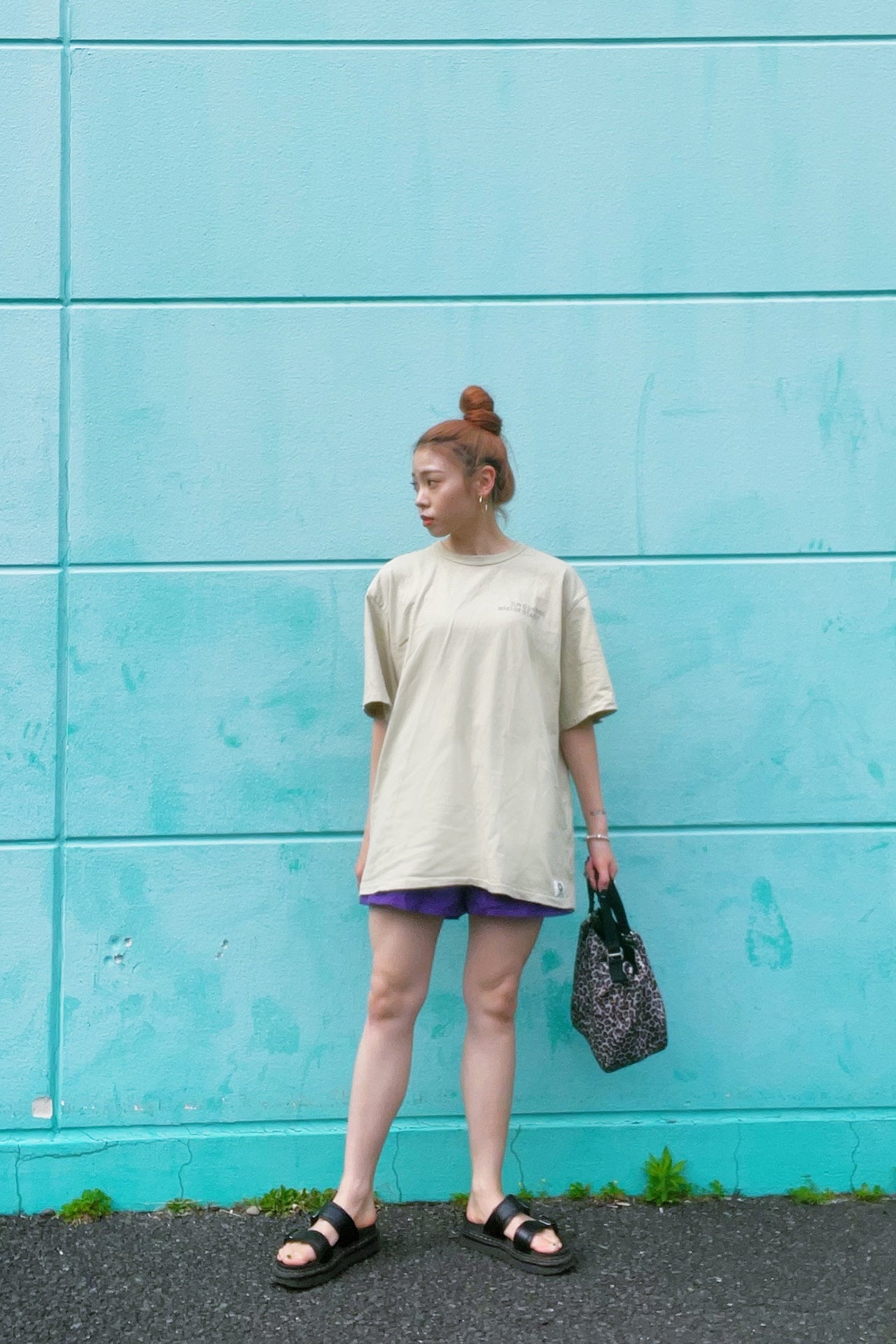 "SUN IS SHINE" リサイクルコットンTee