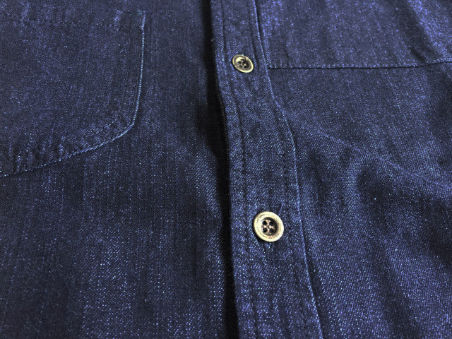 "8oz Denim" ガンパッチシャツ