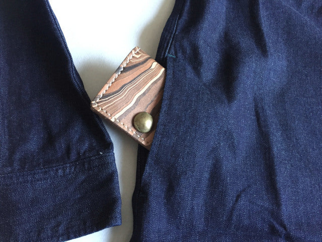 "8oz Denim" ガンパッチシャツ