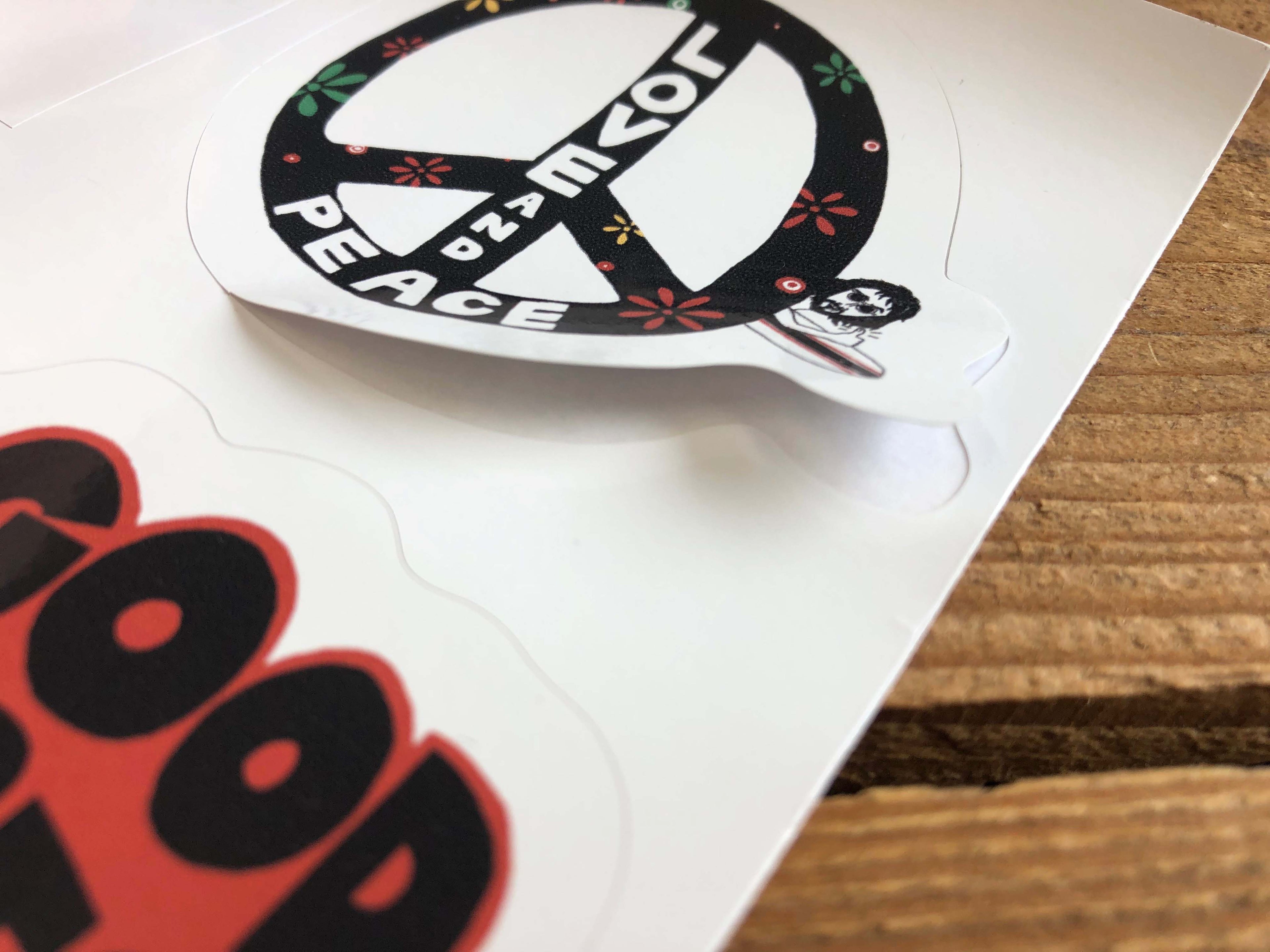"HAPPY" Sticker Sheet for Outdoor