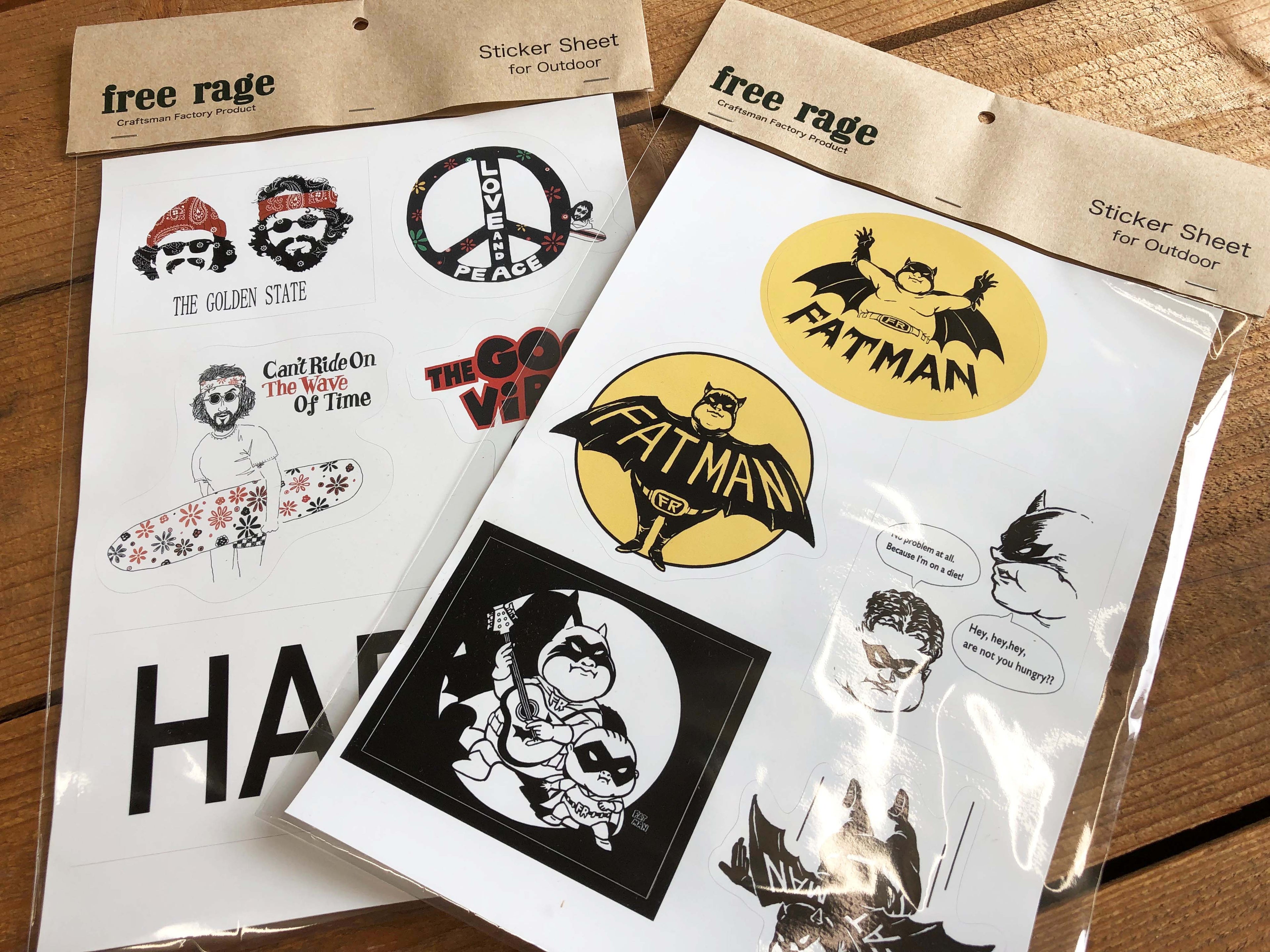 "HAPPY" Sticker Sheet for Outdoor
