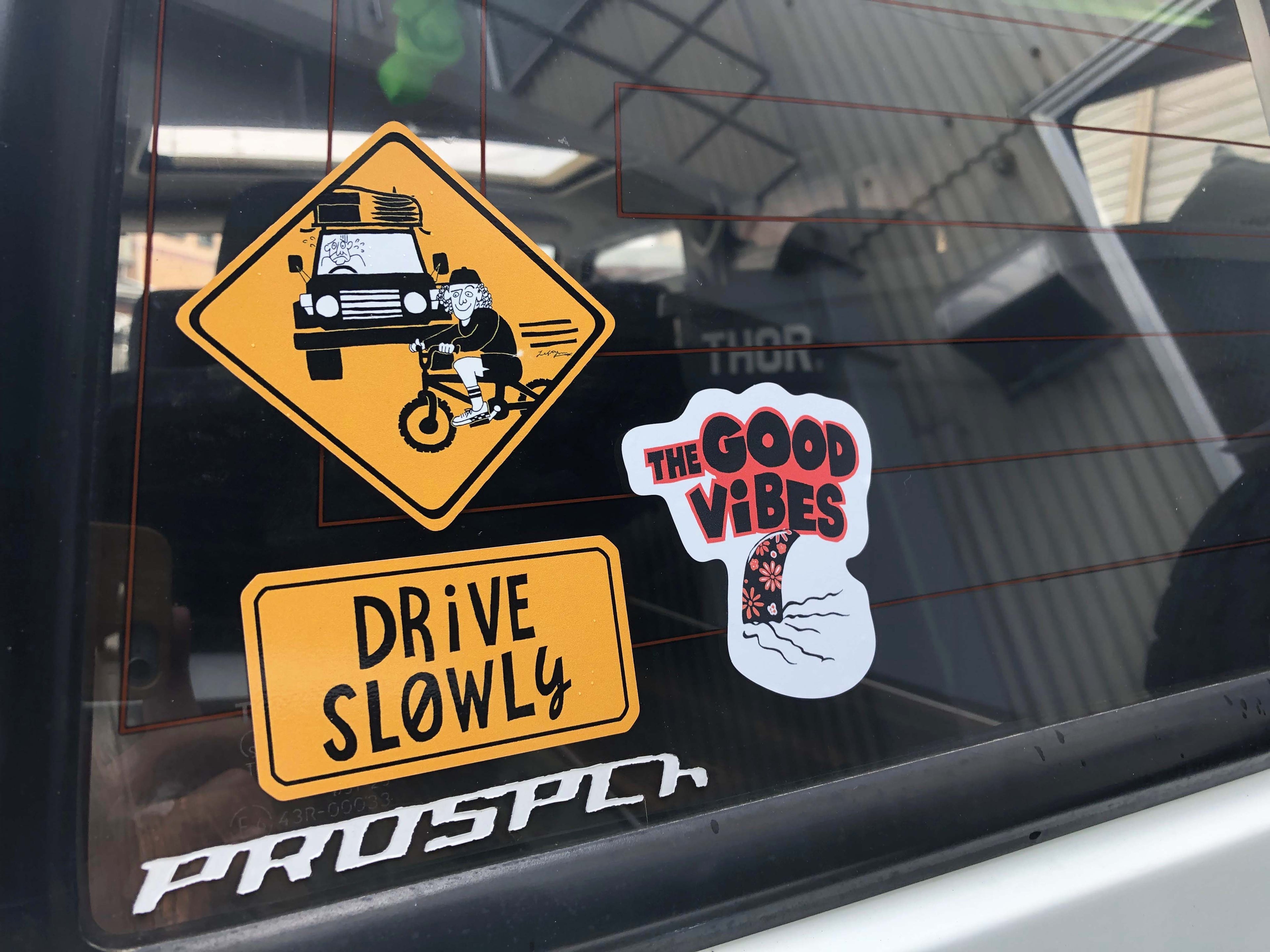 "HAPPY" Sticker Sheet for Outdoor