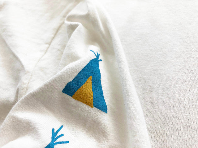 "テントとブーツ" リサイクルコットンロンTee